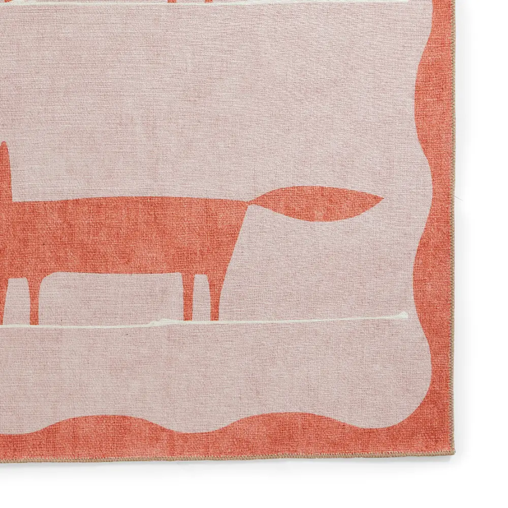 Scion Mr Fox Pink/Terra Washable - Image 5
