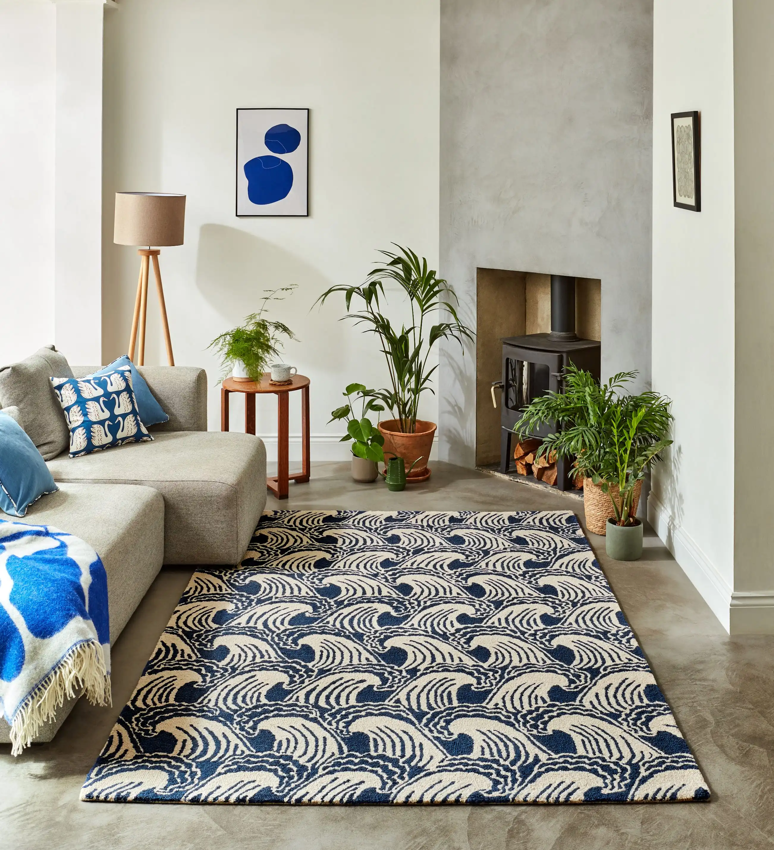 Scion Screen Printed Ride The Wave Denim 125608 Rug