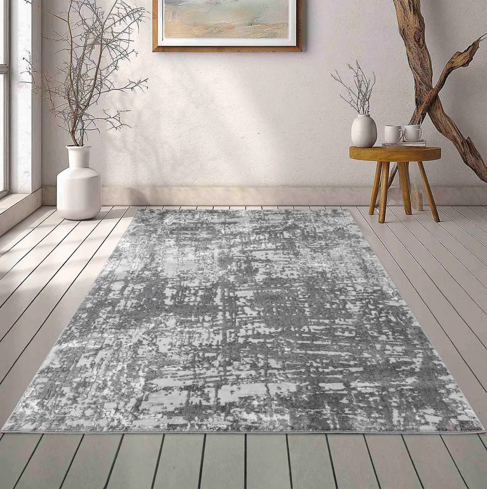 Serdim Serenity 205 Grey Rug - Image 2