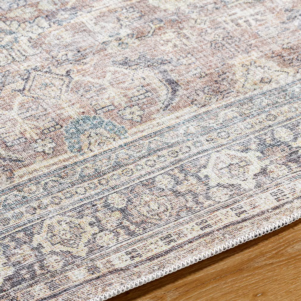 Darling Becki Owens X Livabliss Machine Washable Oriental Boho Light Silver Rug - Image 6