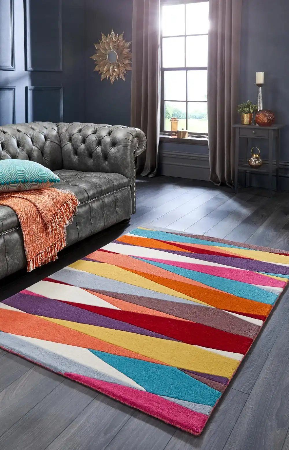 Shard Brights Multi Rug