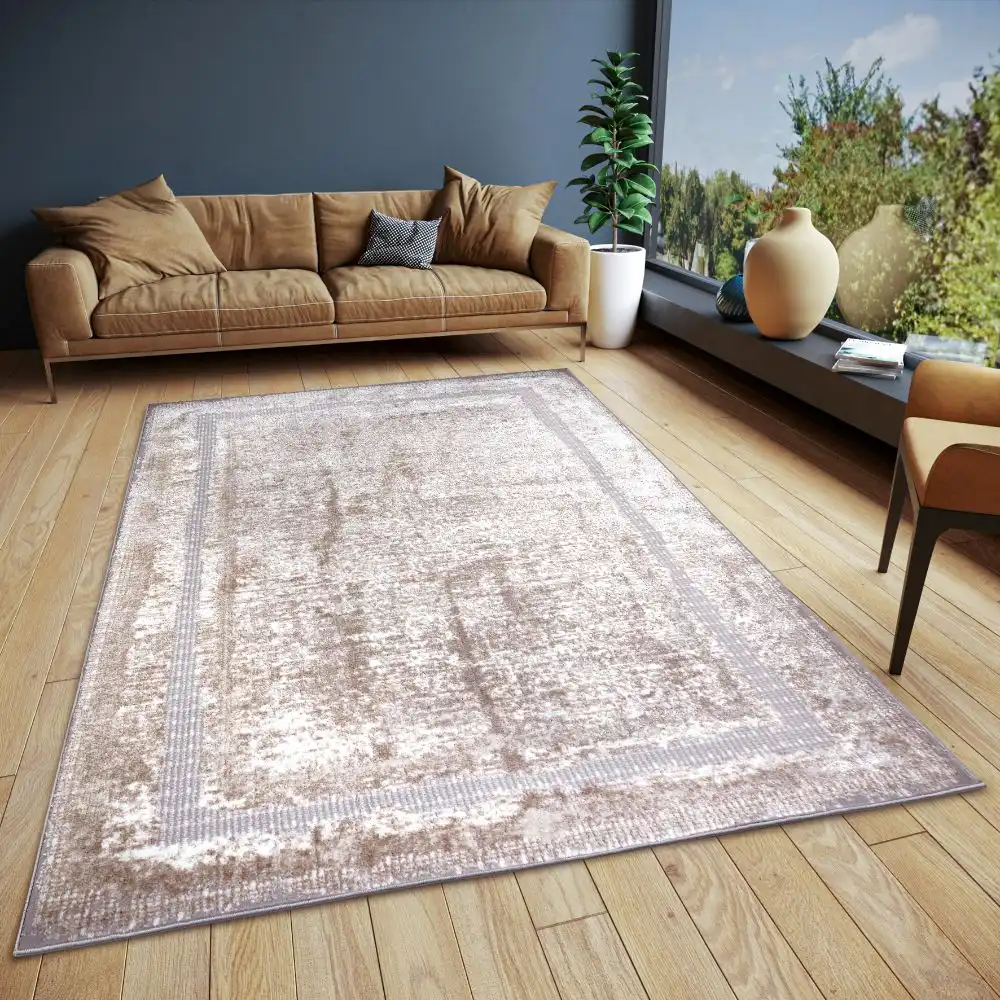 Shine 105919 White Cream Silver Rug