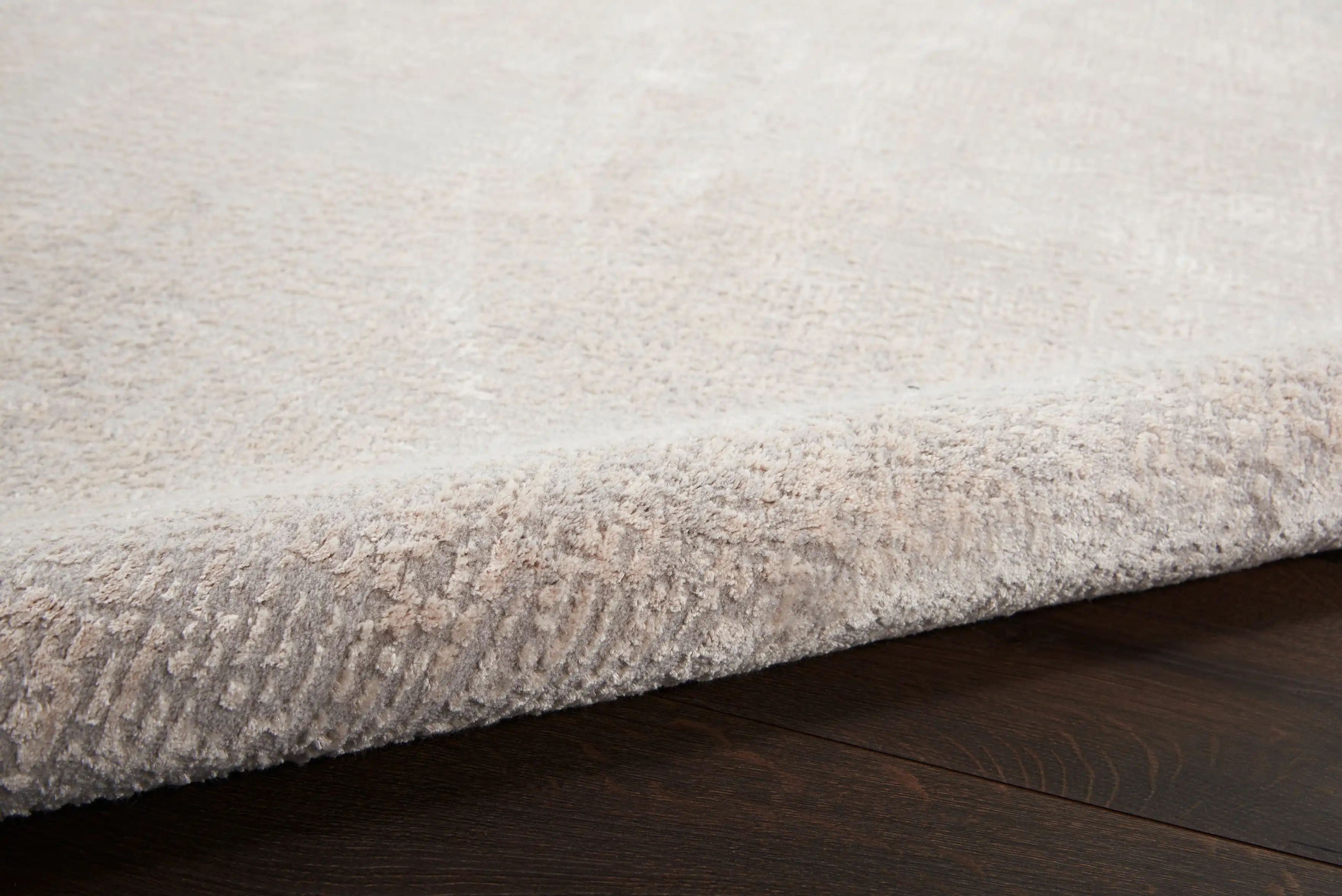Silky Textures SLY01 Ivory Grey Rug - Image 4