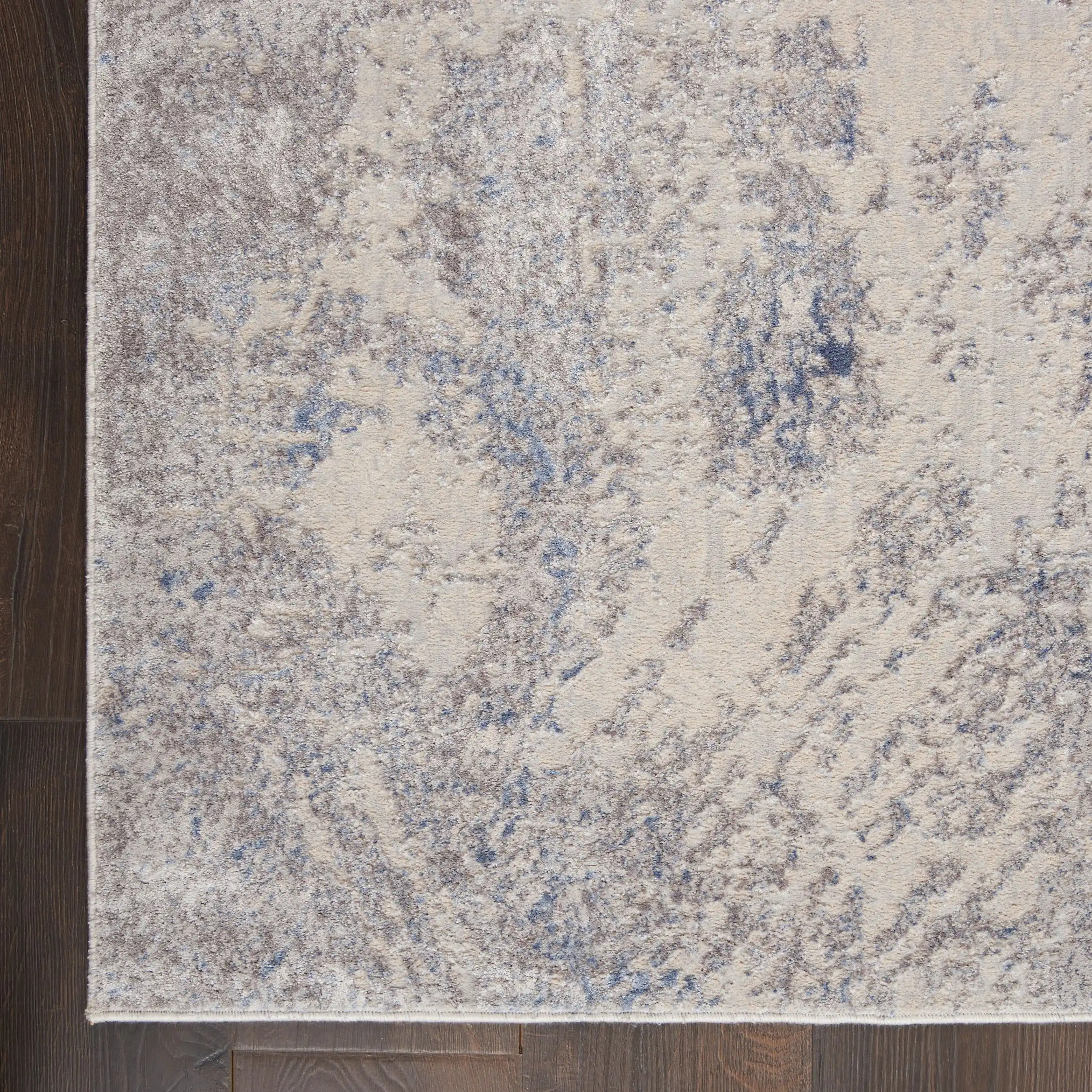Silky Textures SLY06 Ivory Grey Rug - Image 2