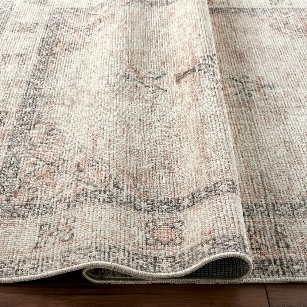 Lila Becki Owens X Livabliss Vintage Oriental Boho Blush/Beige Rug - Image 4