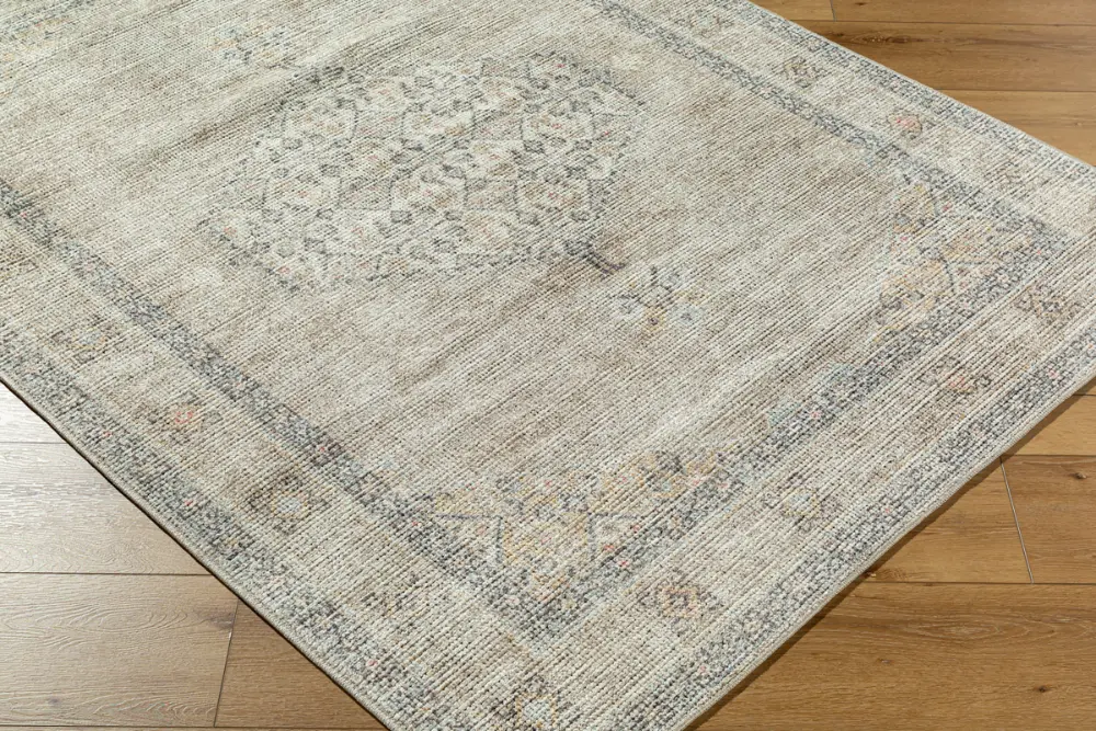 Lila Becki Owens X Livabliss Vintage Oriental Boho Brown/Cream Rug - Image 9