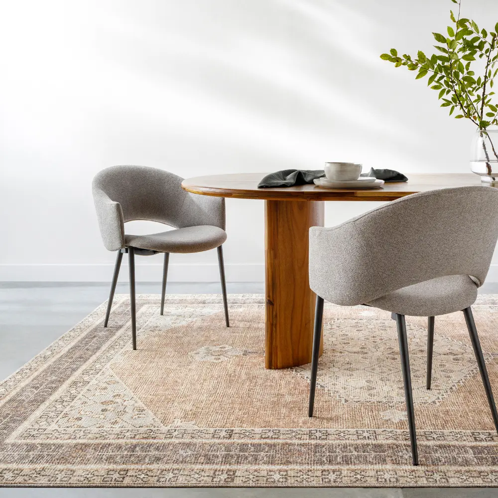Lila Becki Owens X Livabliss Vintage Oriental Boho Cinnamon Rug - Image 3