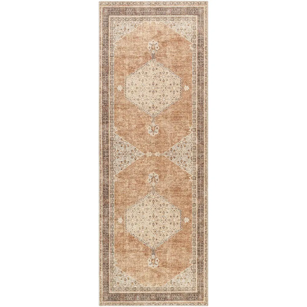 Lila Becki Owens X Livabliss Vintage Oriental Boho Cinnamon Rug - Image 4