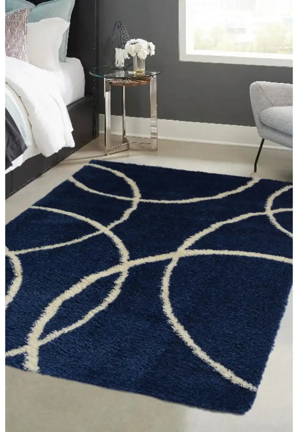 Snug Melrose BUBBLES NAVY Rug