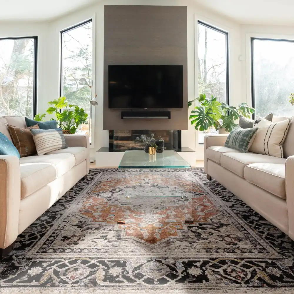 Sovereign Terracotta Medallion 04 Rug