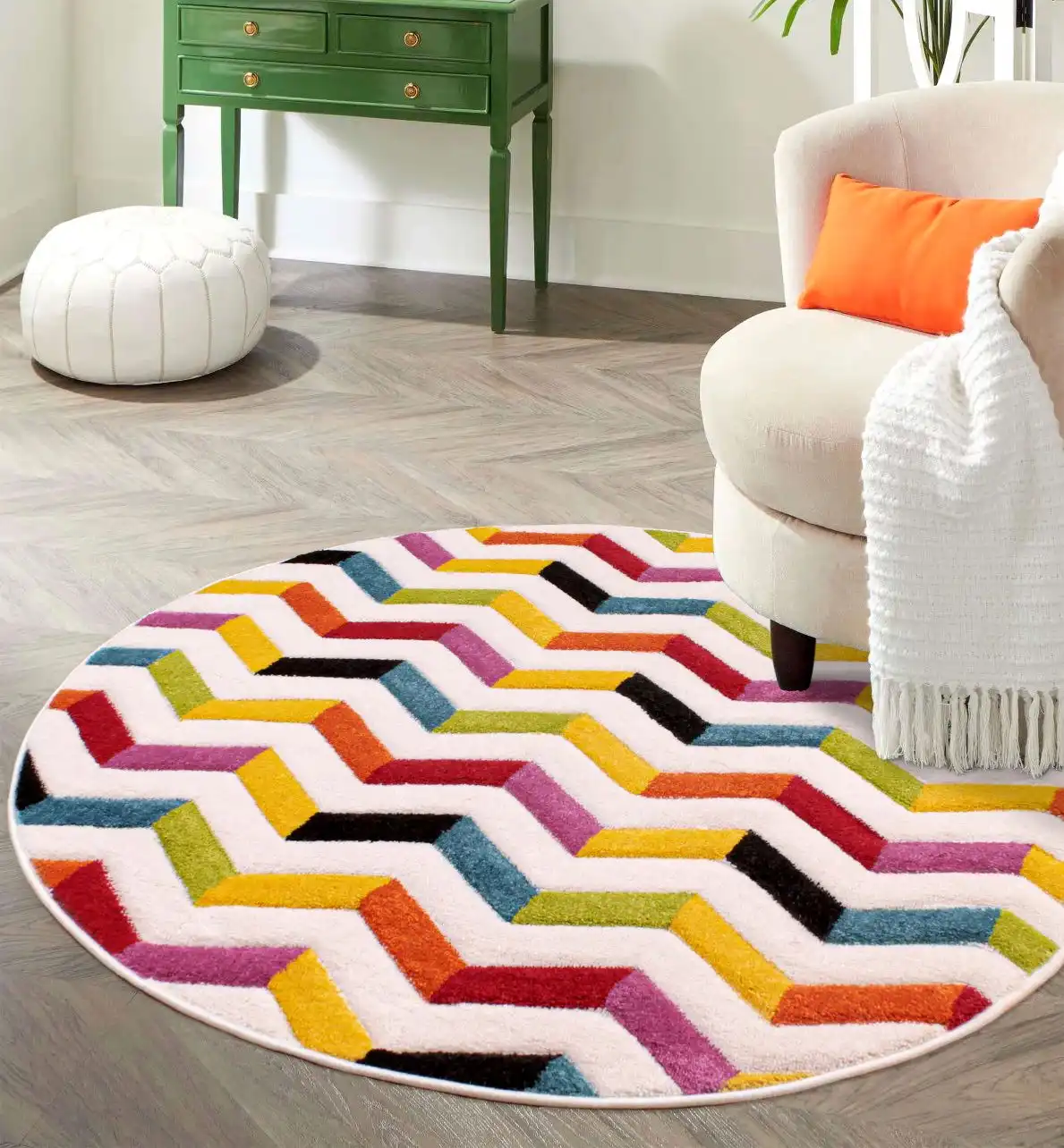 Spectra Coral Rug - Image 3