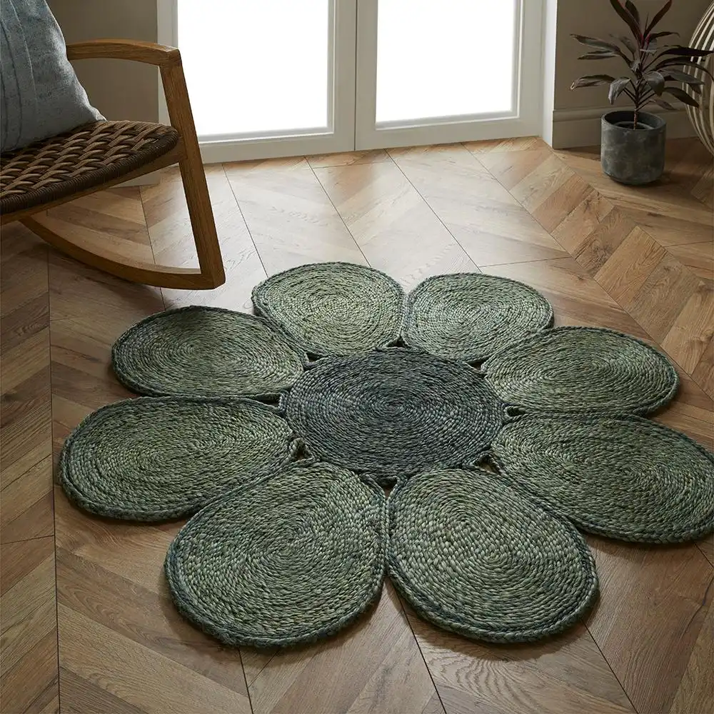 Spinningfields Green Rug