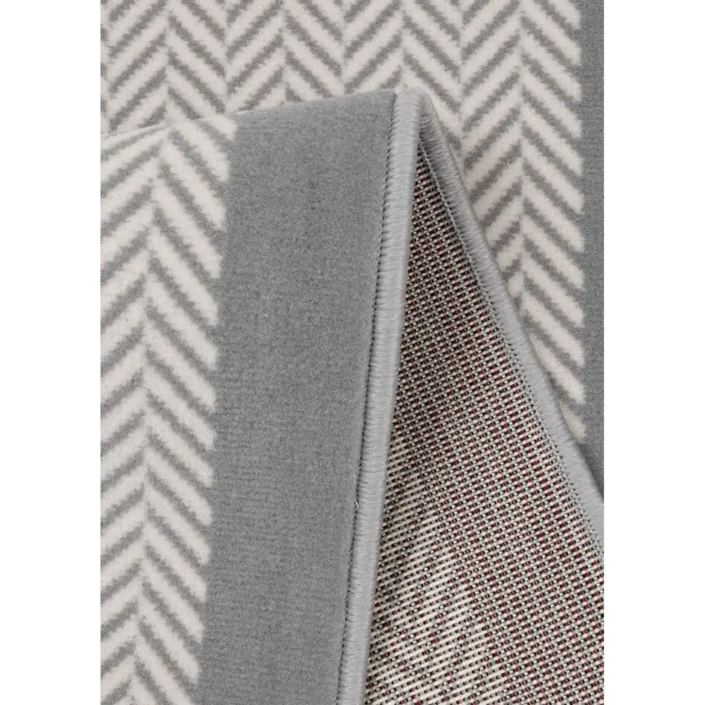 Stair Runners Maestro Stair Runner Herringbone Grey - Image 5