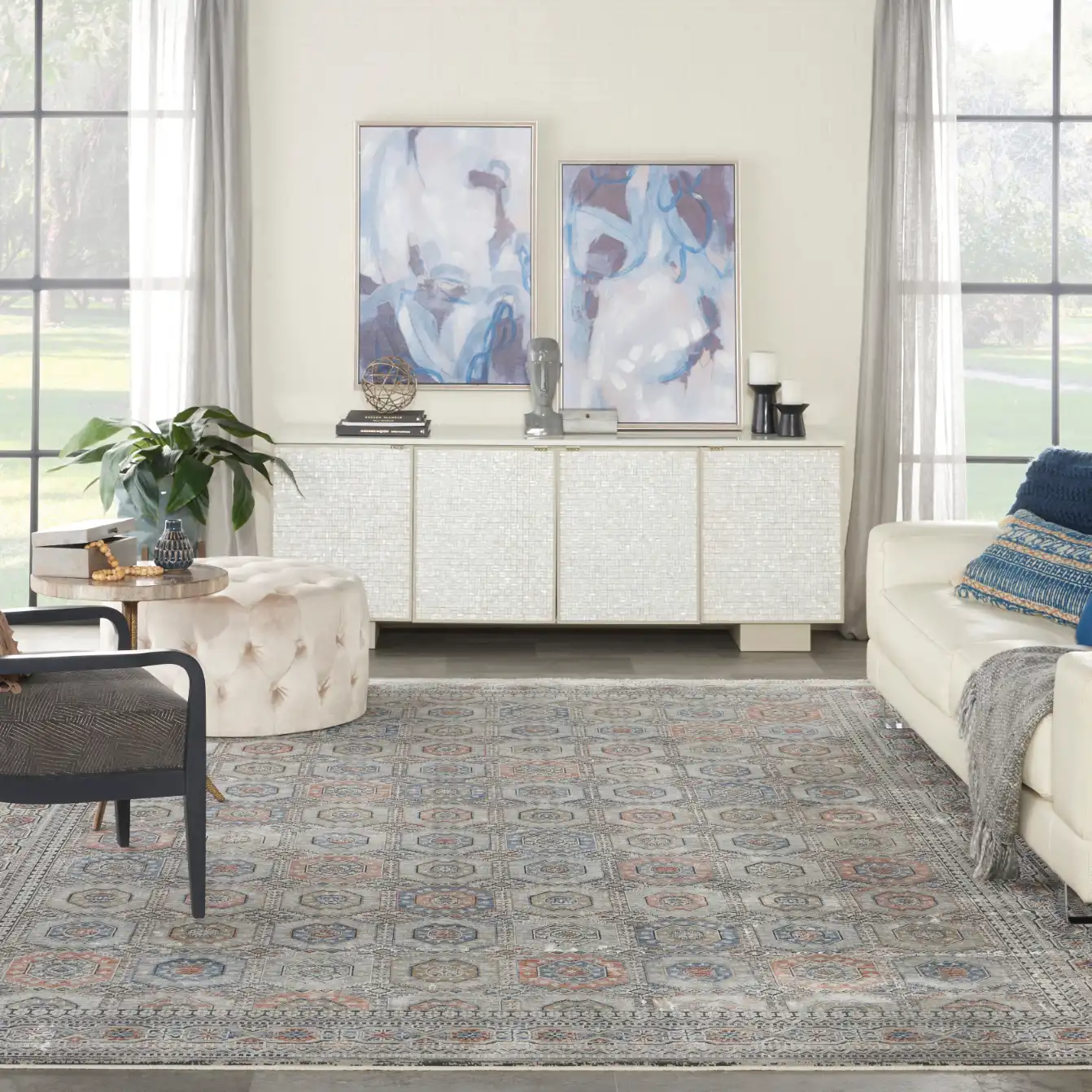 Starry Nights STN08 Grey Rug - Image 4
