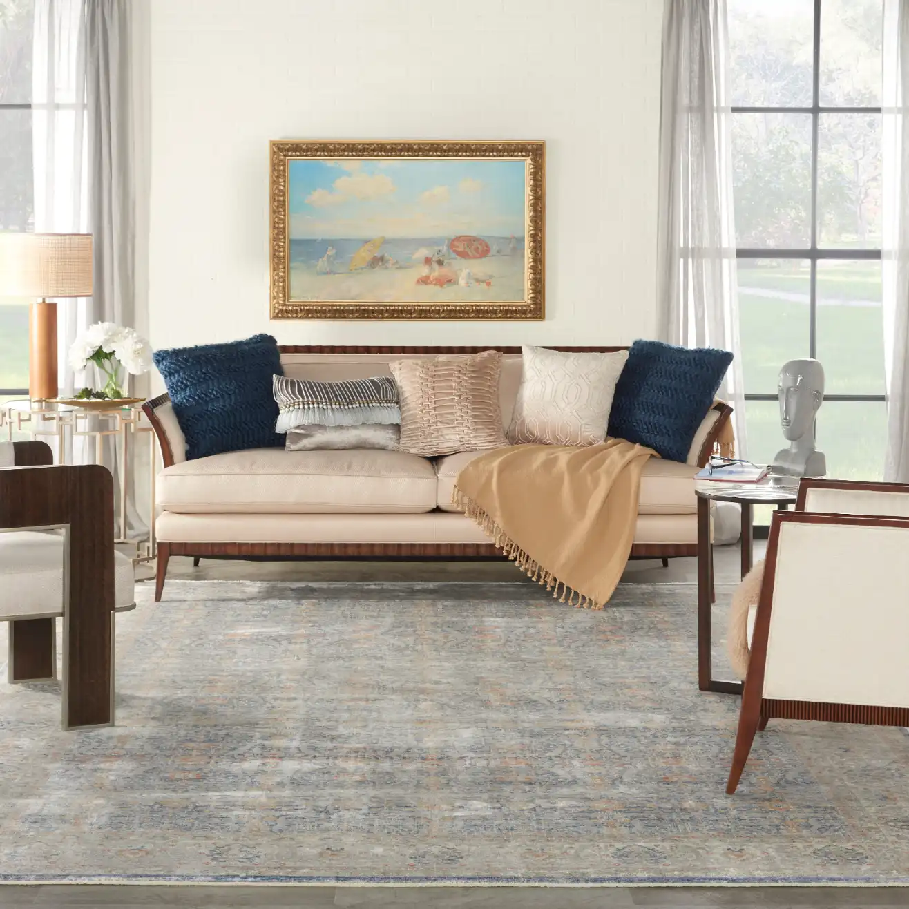 Starry Nights STN08 Light Blue Rug - Image 4