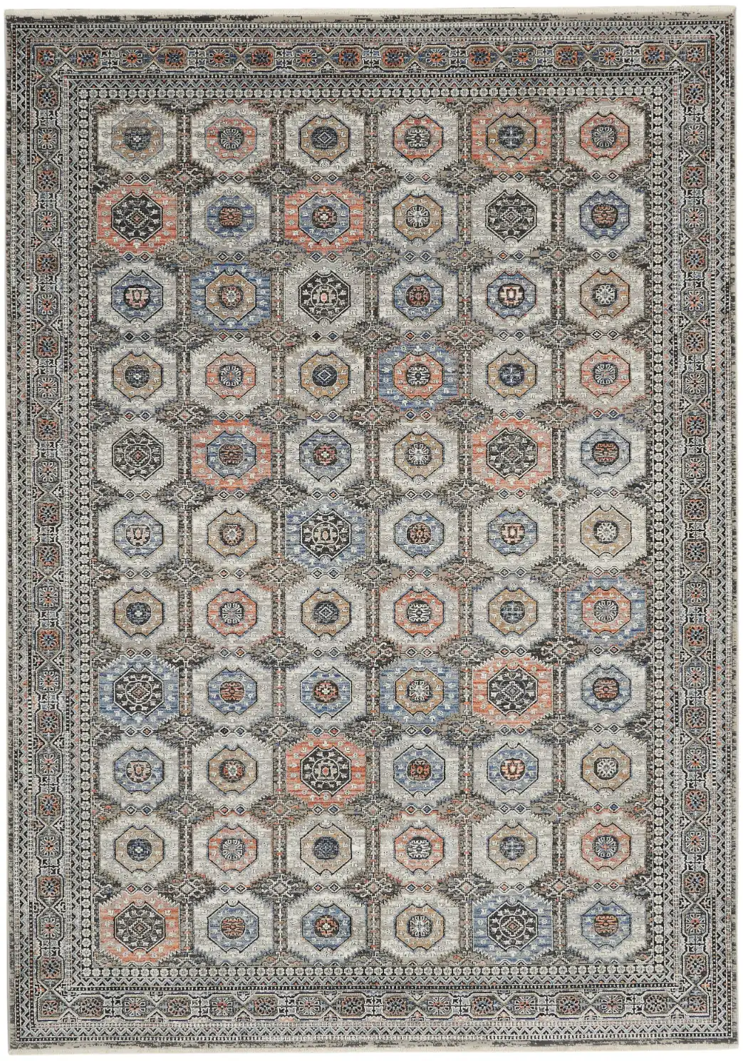 Starry Nights STN09 Grey Navy Rug - Image 3