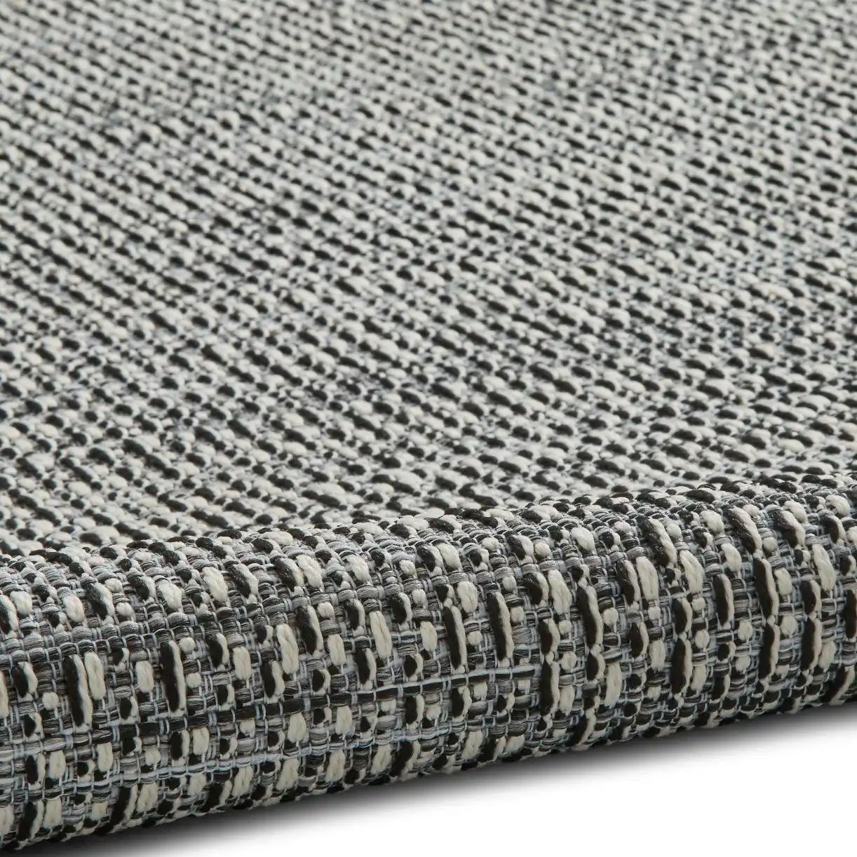 Stitch Outdoor Stitch 9682 Silver Black Rug - Image 4