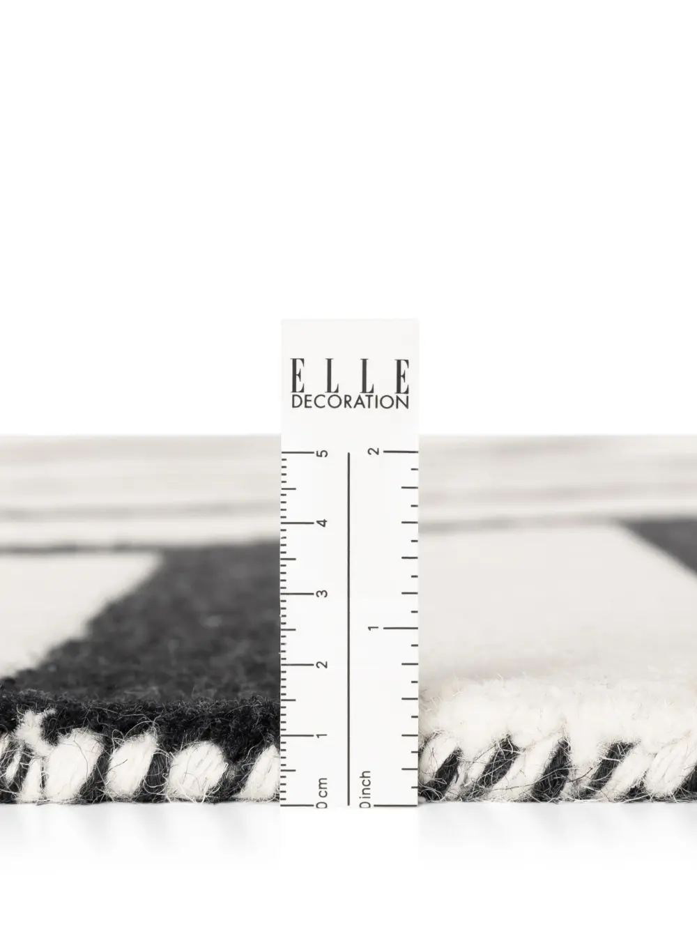 Stryve Woolen Rug Noir Black White 106358 - Image 4