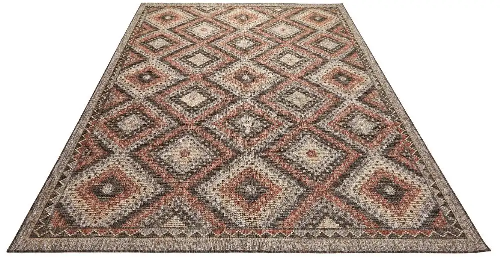 SUMAC Indoor Outdoor SUM101 Brown Rust Rug - Image 10
