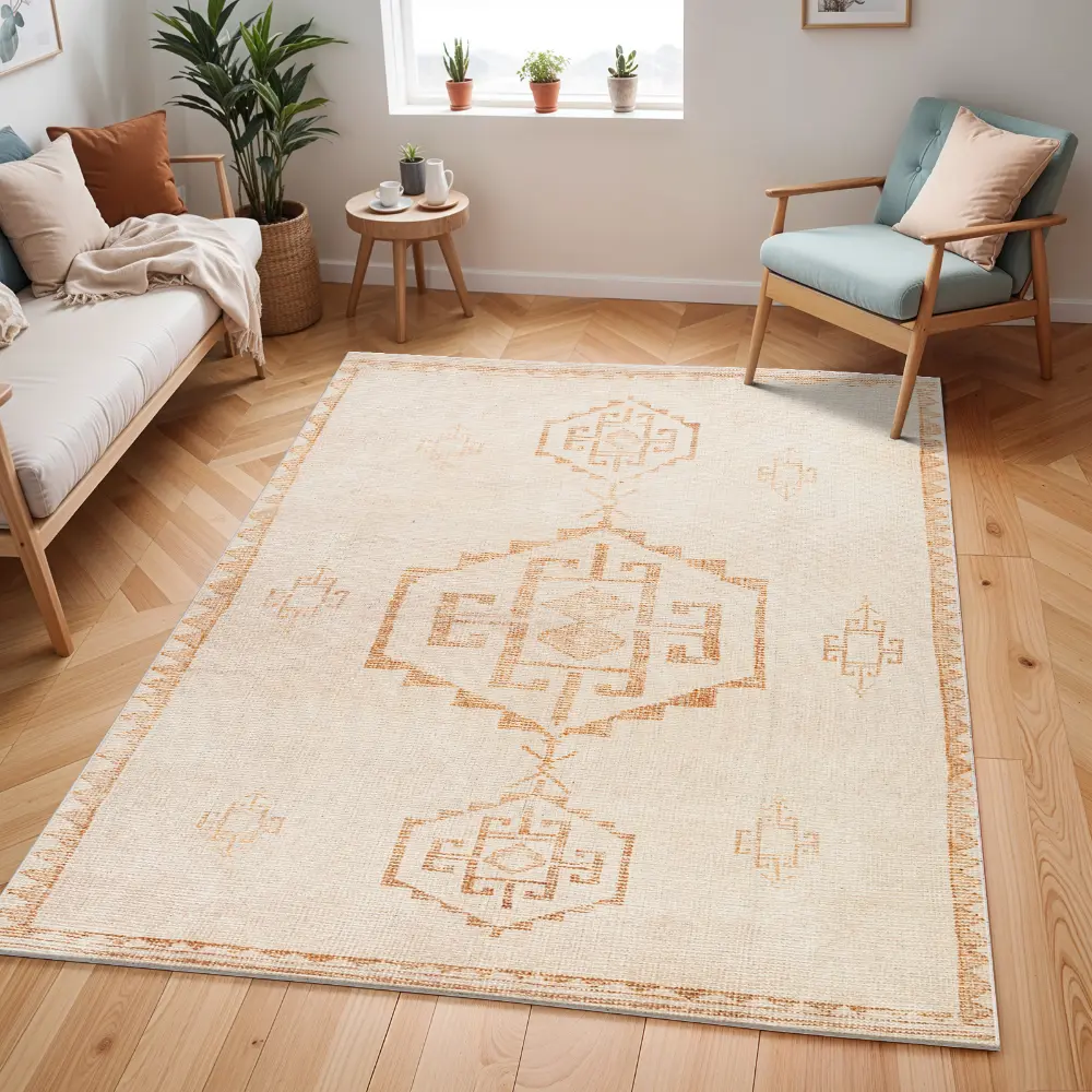 Solana Becki Owens X Livabliss Global Berber Apricot/Beige Rug
