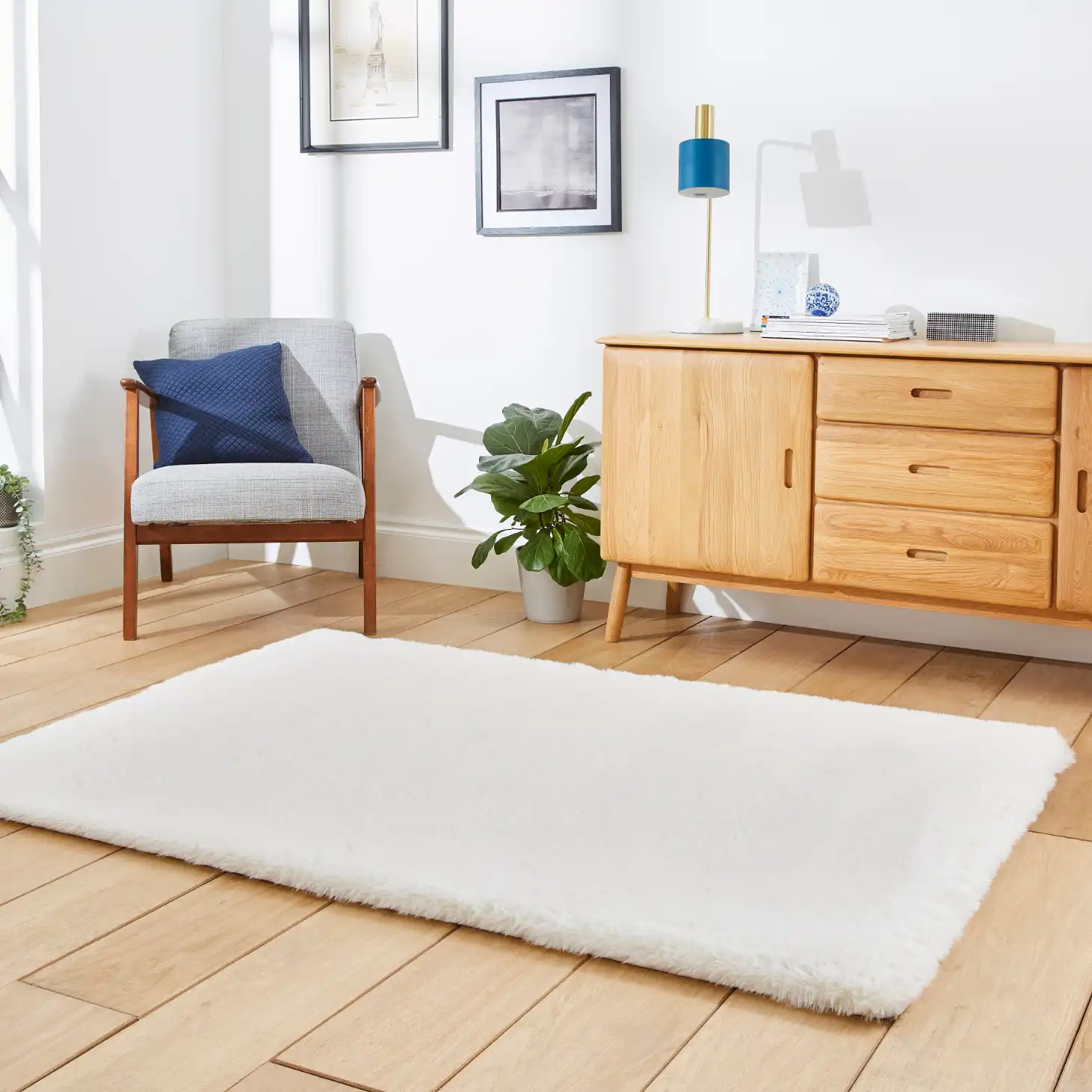 Super Teddy Ivory Rug - Image 4