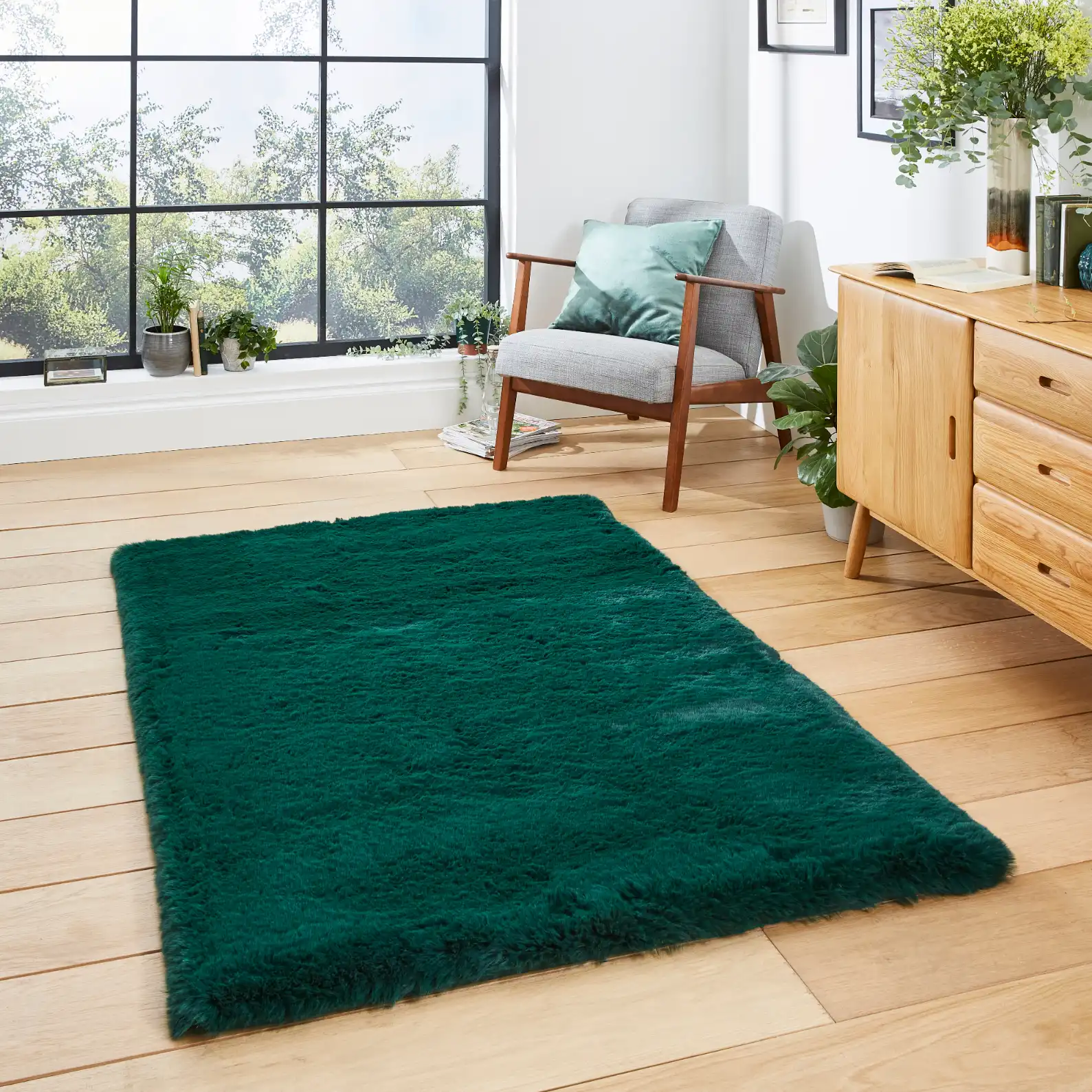 Super Teddy Jewel Green Rug