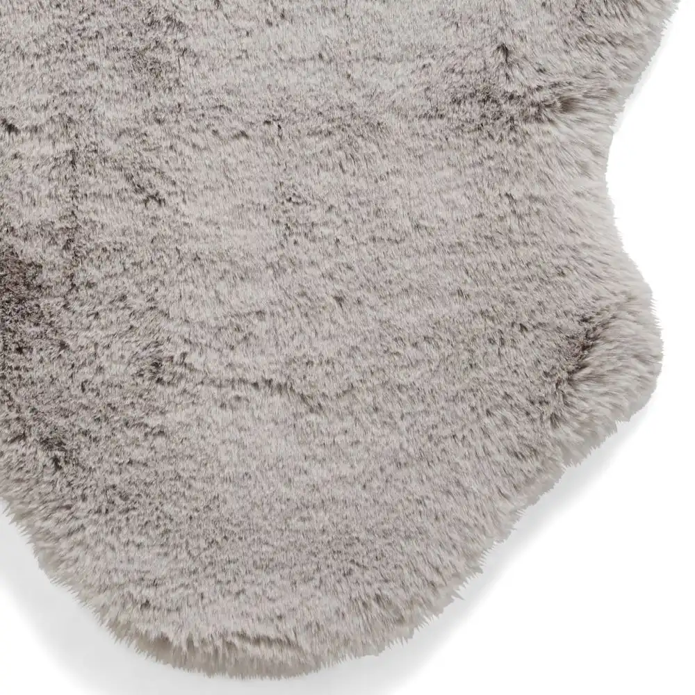 Super Teddy Sheepskin Silver Rug - Image 3