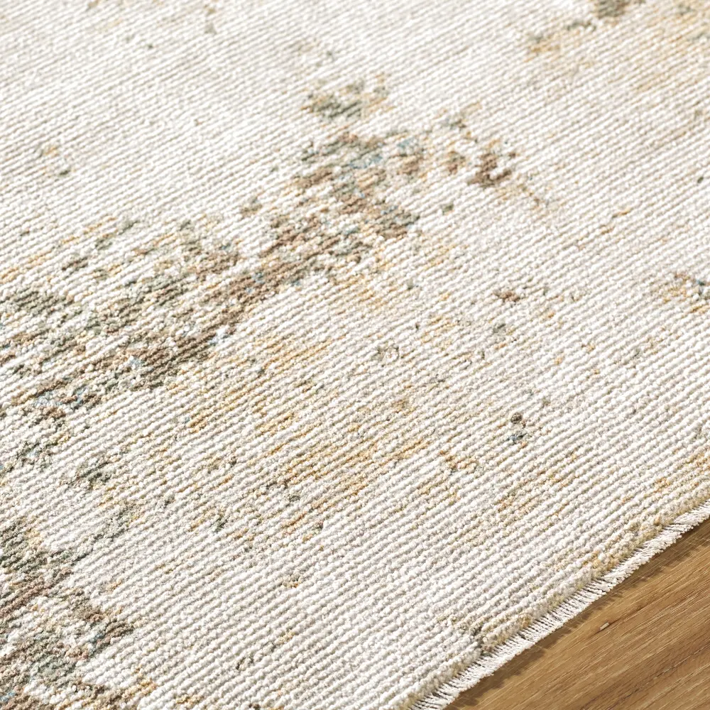 Myrtle Avenue III Galey Alix X Livabliss Abstract Modern Marble Cream Rug - Image 7