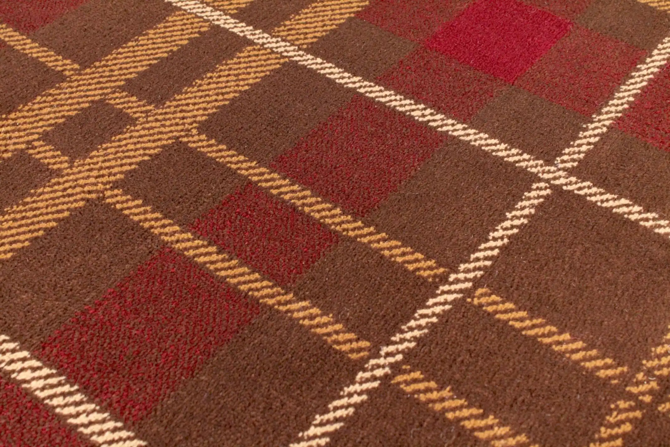 Tartan Brown Rug - Image 3