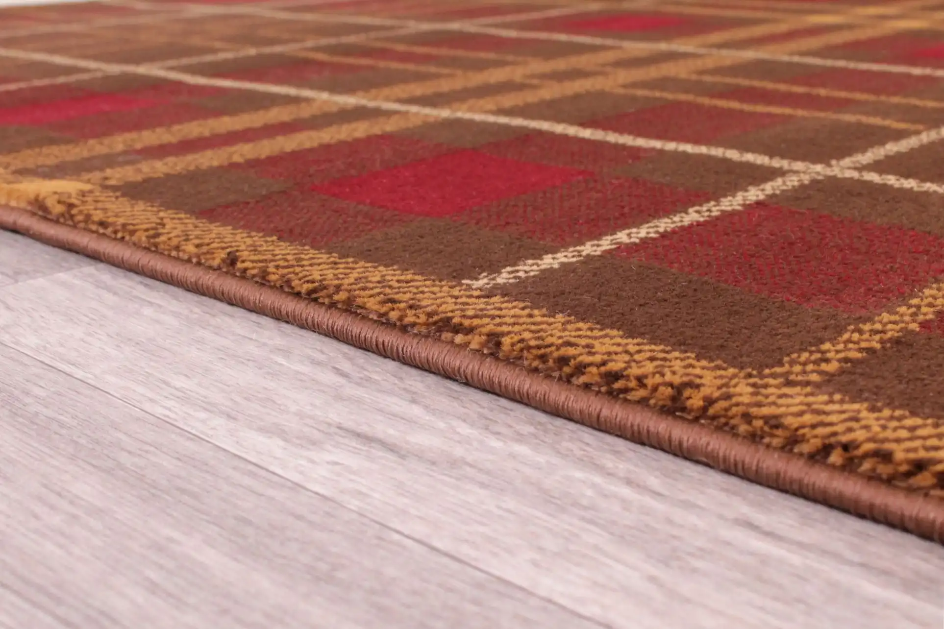 Tartan Brown Rug - Image 5