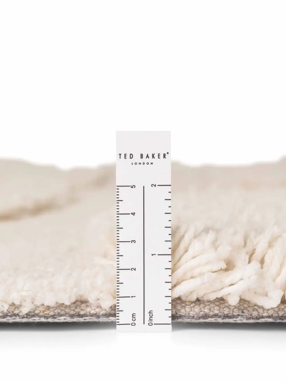 Ted Baker Lambeth High Pile Rug Jasper Cream 106371 - Image 5
