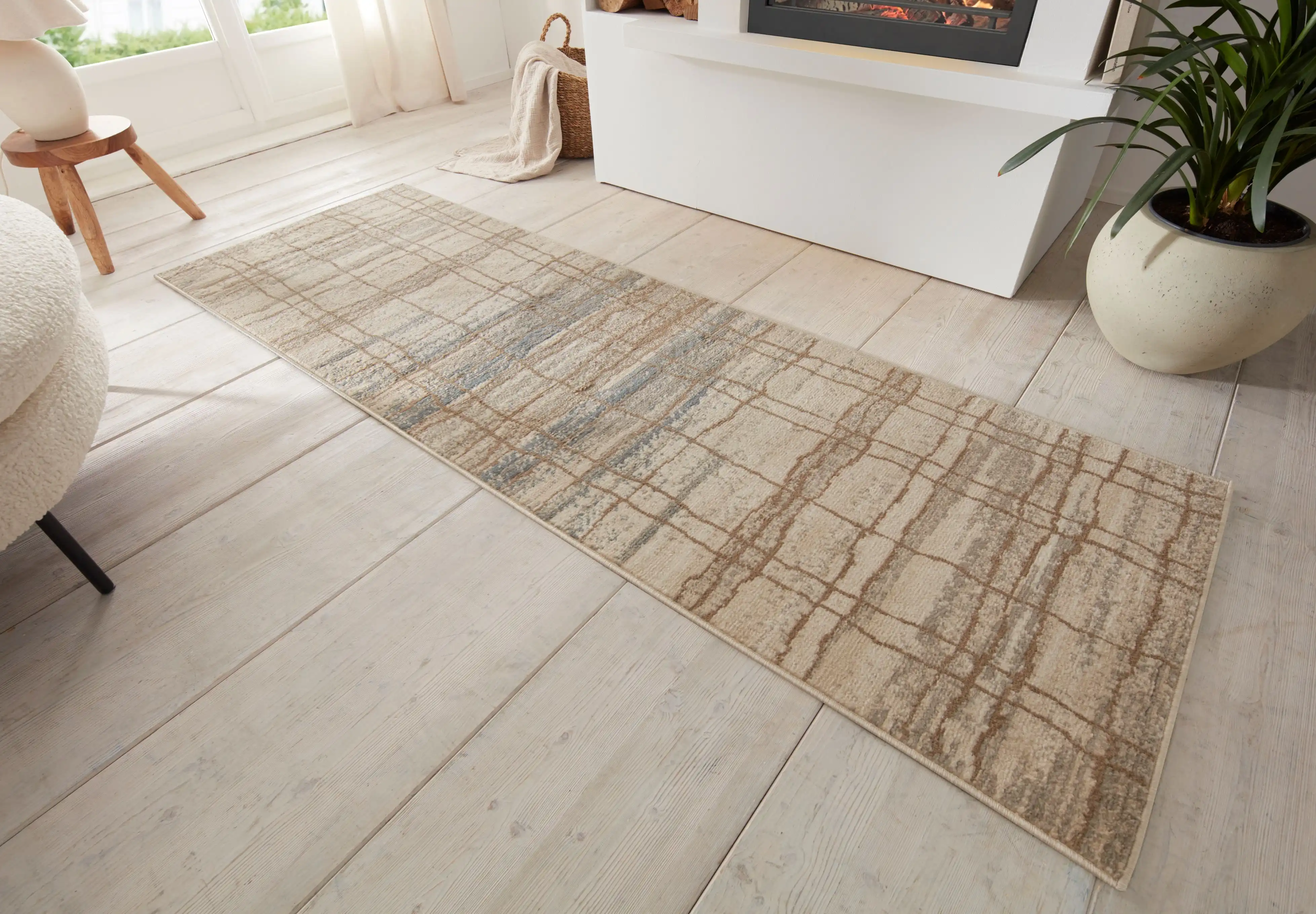 Terrain 105601 Jord Cream Blue Rug - Image 5
