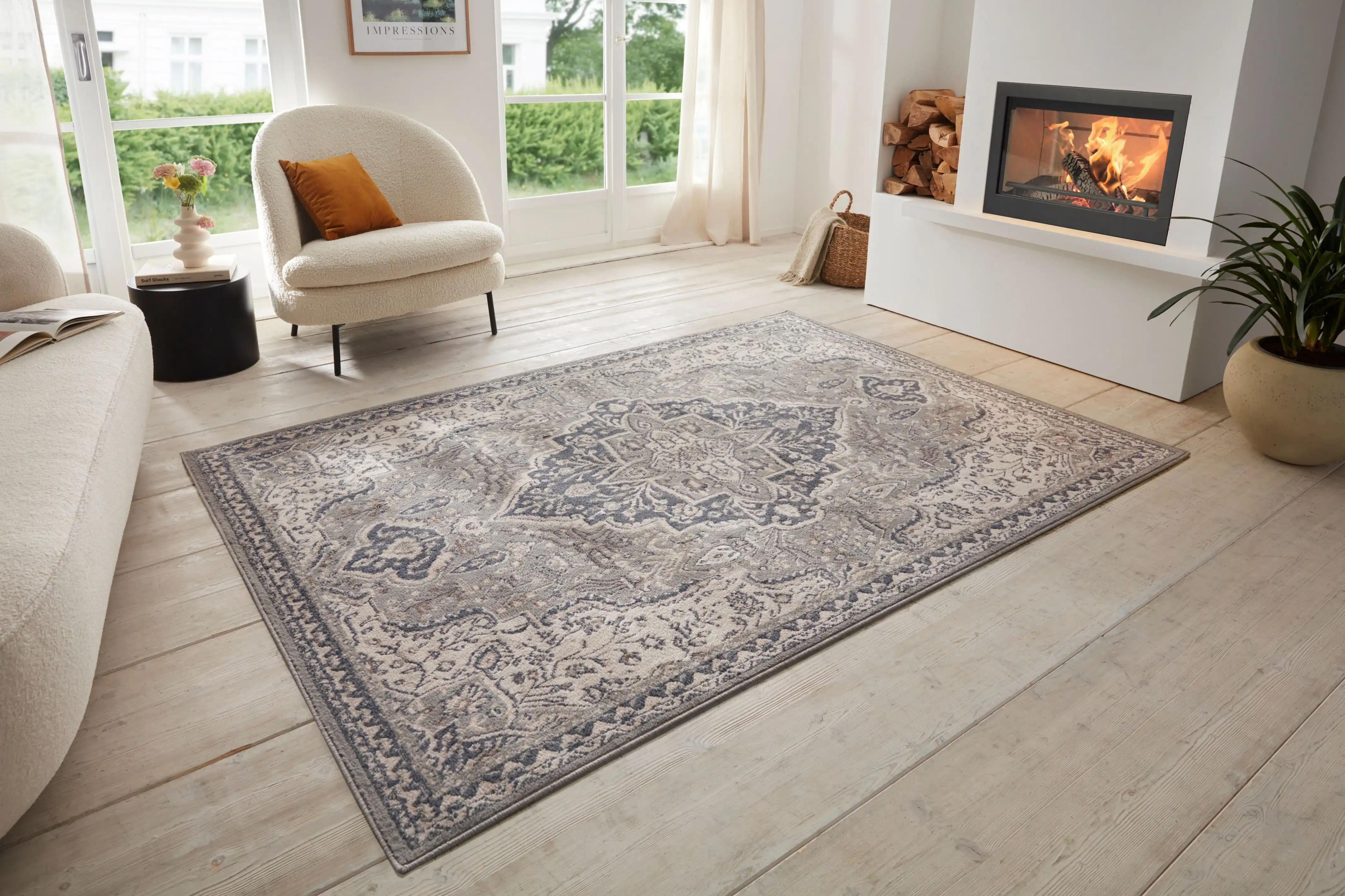 Terrain 105604 Orken Grey Cream Rug