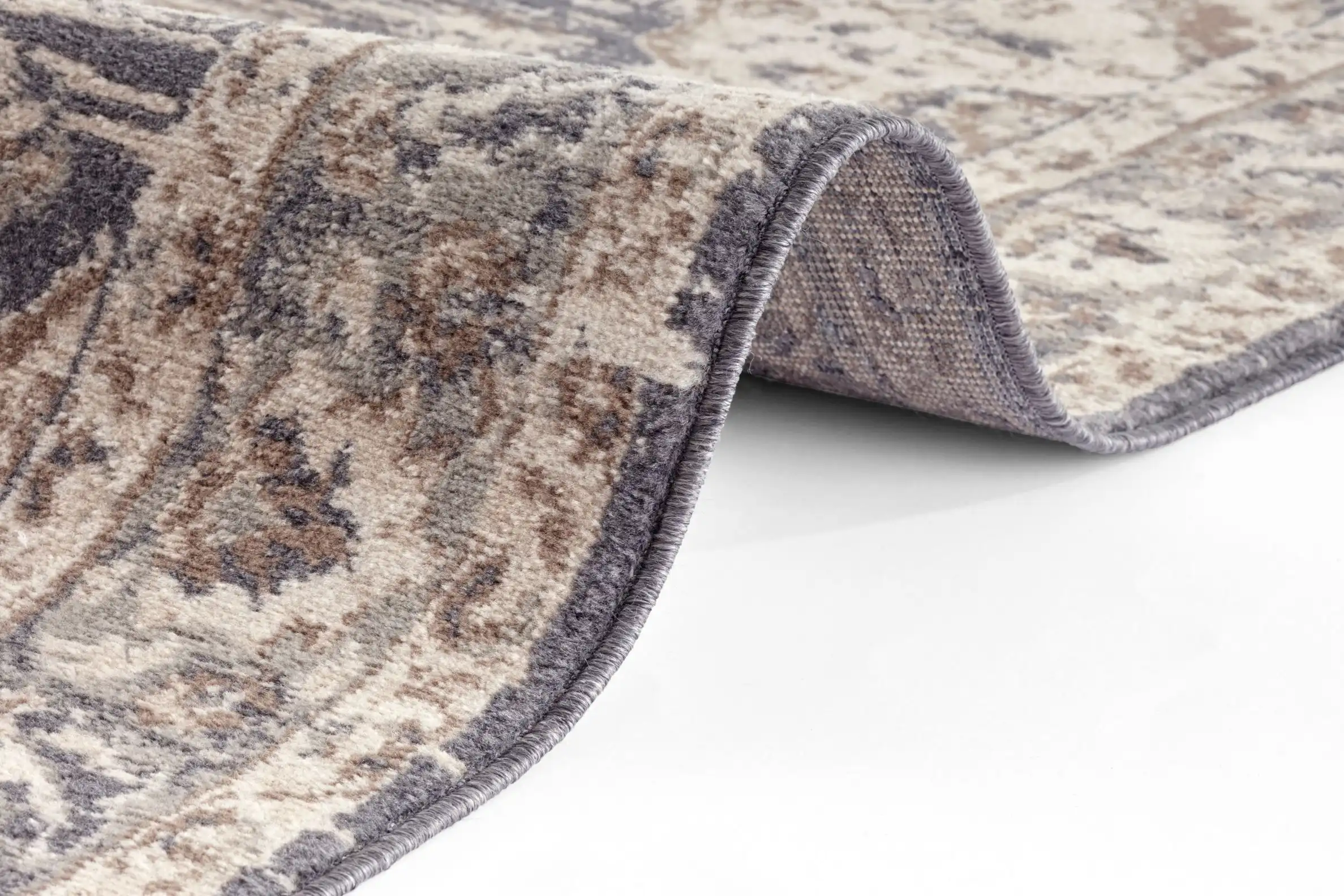 Terrain 105595 Sand Cream Blue Rug - Image 4