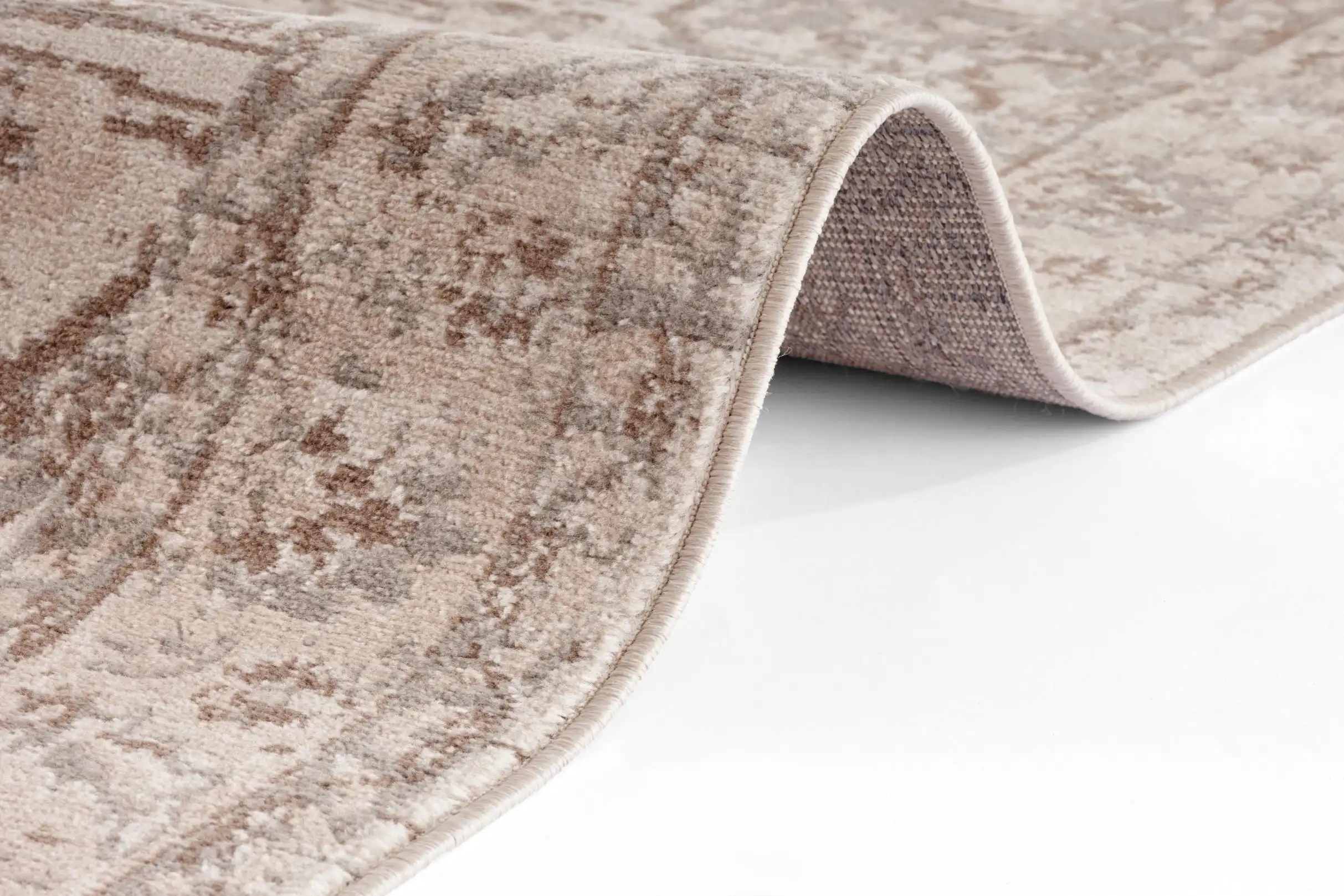 Terrain 105597 Sand Cream Brown Rug - Image 4
