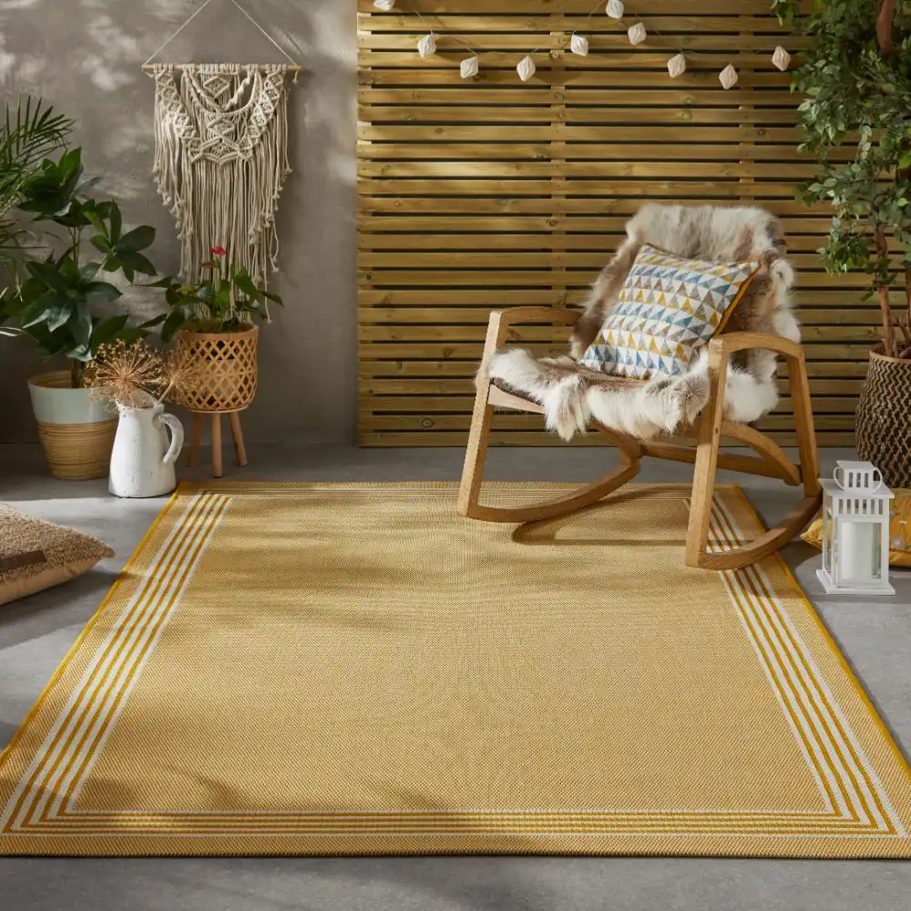 Terrazo TRZ02 Yellow Rug