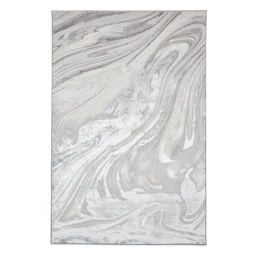 Tidal TL841 Silver Modern Abstract Rug - Image 6