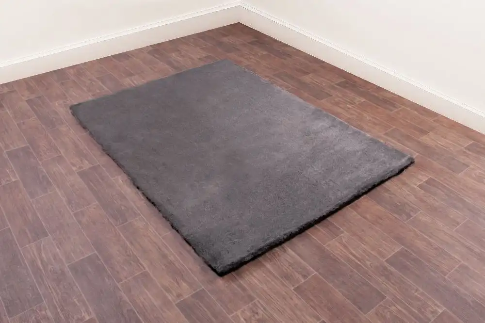 TIPPED LUXE FUR SHADOW GREY Rug