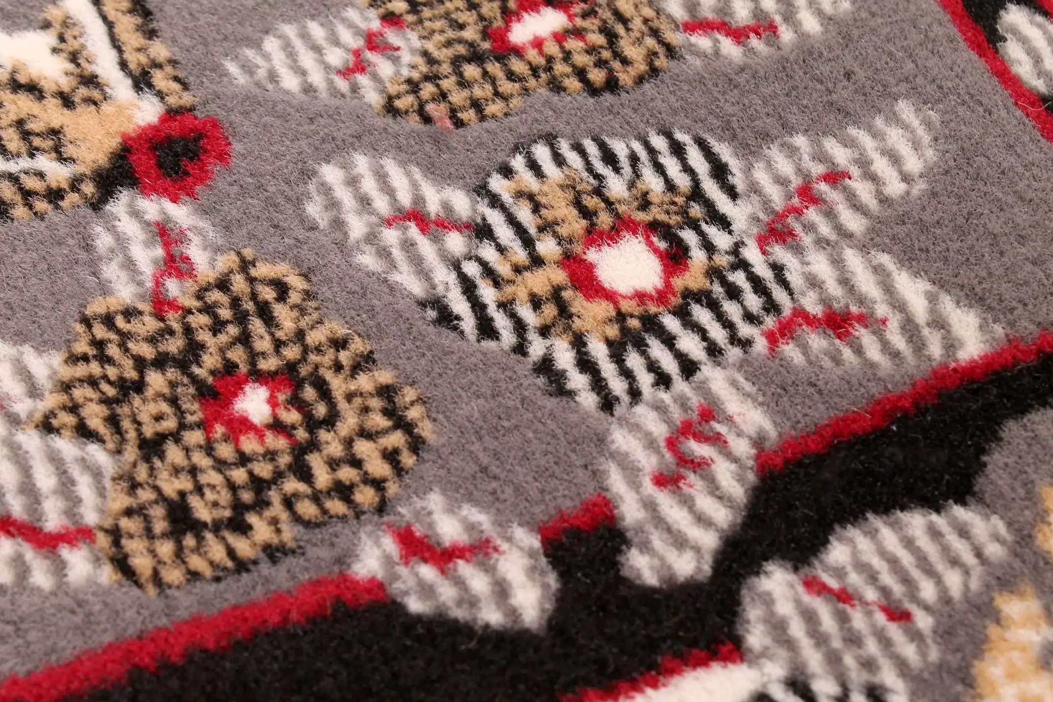 Traditional Poly Sandringham Grey Rug - Image 3