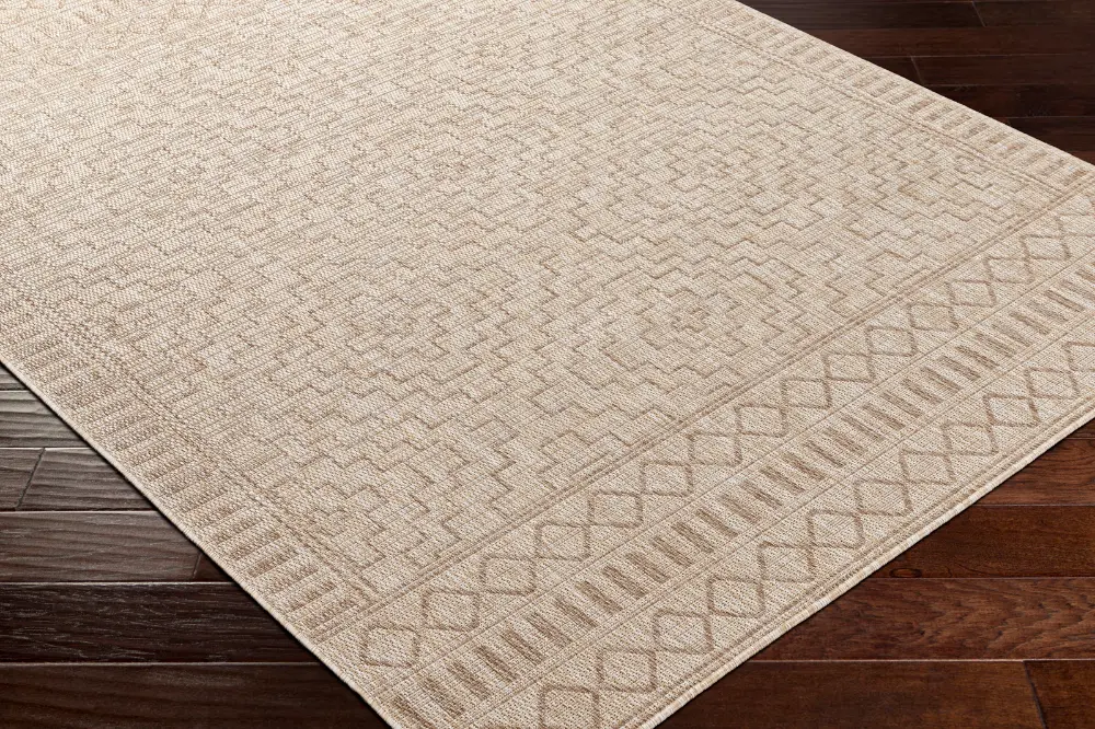 Tricia In- & Outdoor Global Jute-Look Beige Rug - Image 3