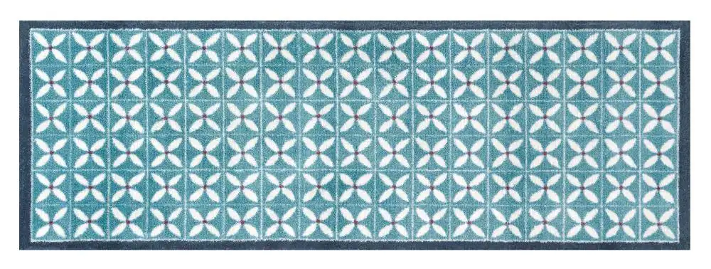 Turtle Designs 5 Flowerfields Blue Rug - Image 5