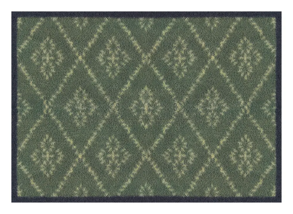 Turtle Mat Caraway green by Sanderson Washable - Image 2