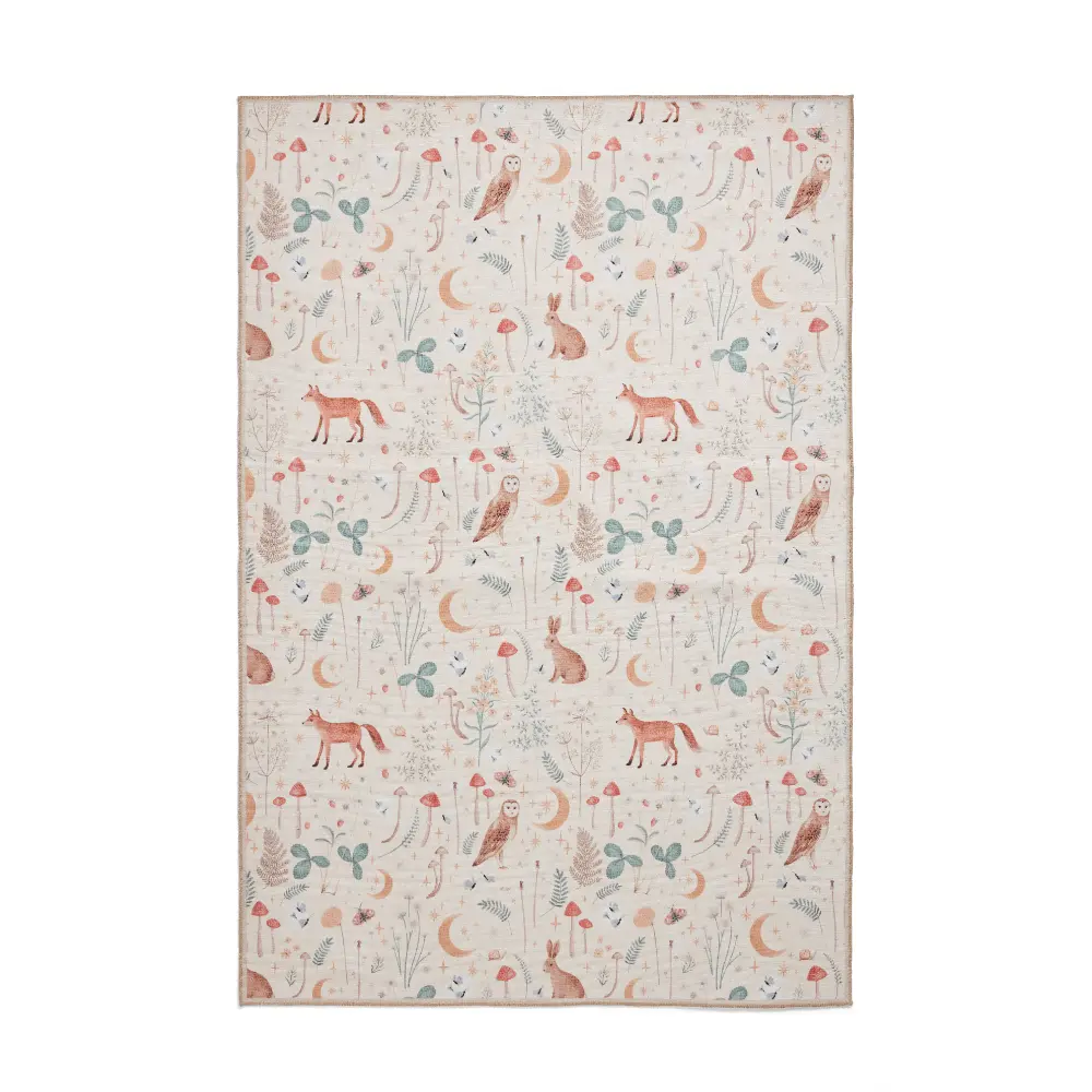 Catherine Lansfield Twilight Animals Natural - Washable - Image 4