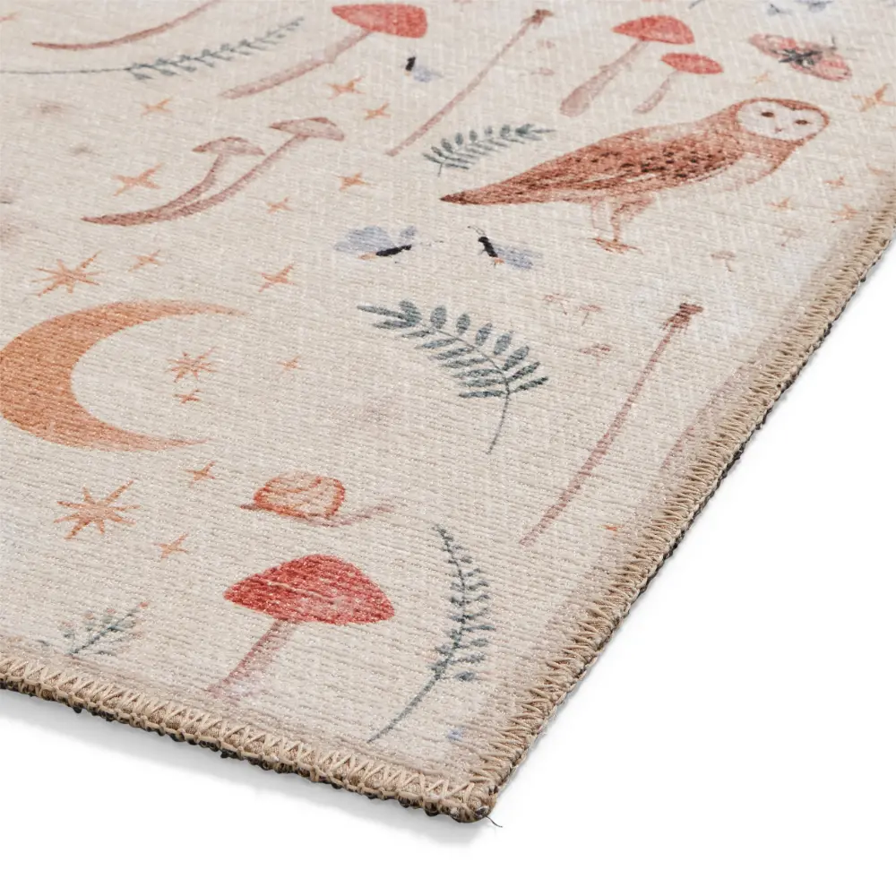 Catherine Lansfield Twilight Animals Natural - Washable - Image 8