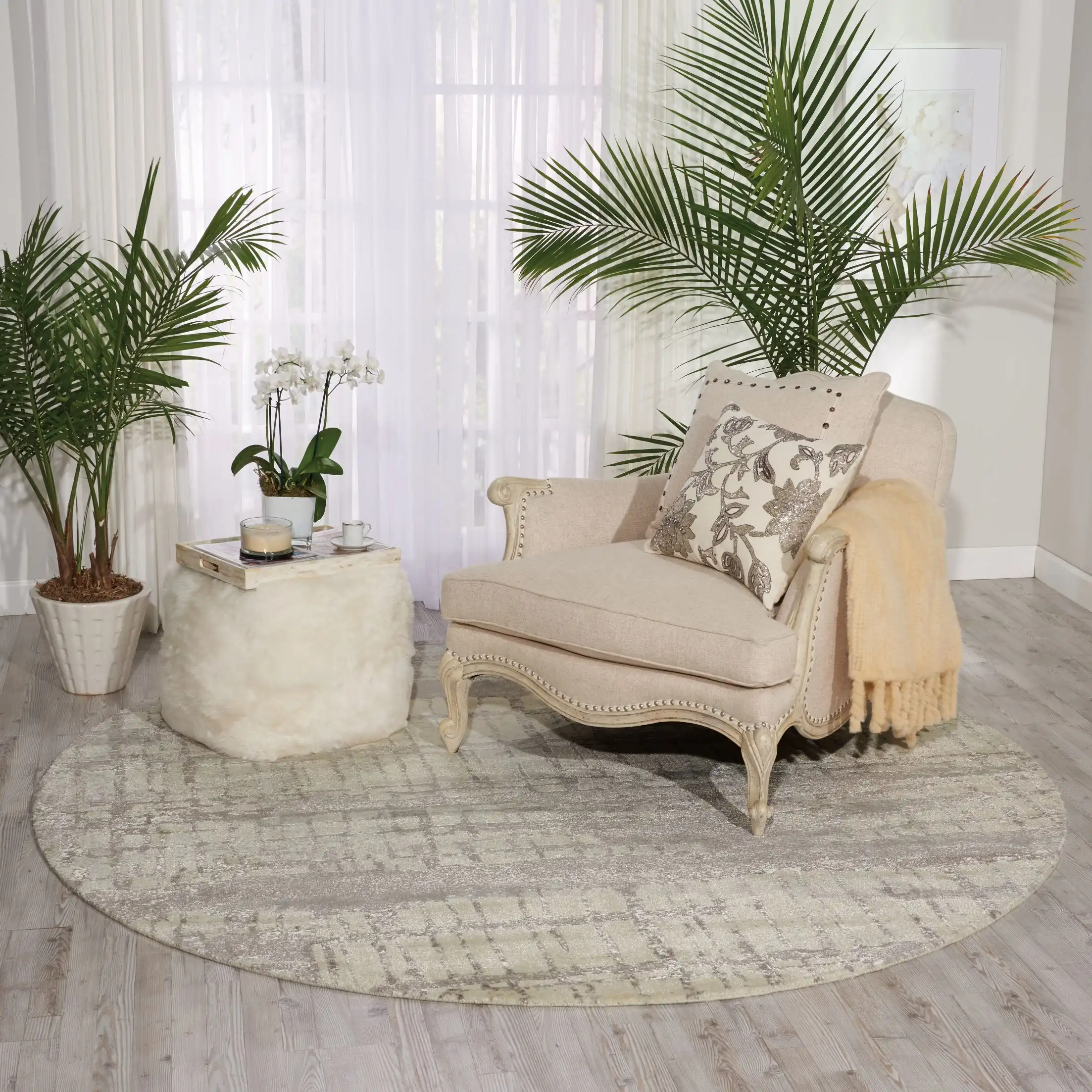 Twilight Nourison TWI10 Ivory Rug - Image 4
