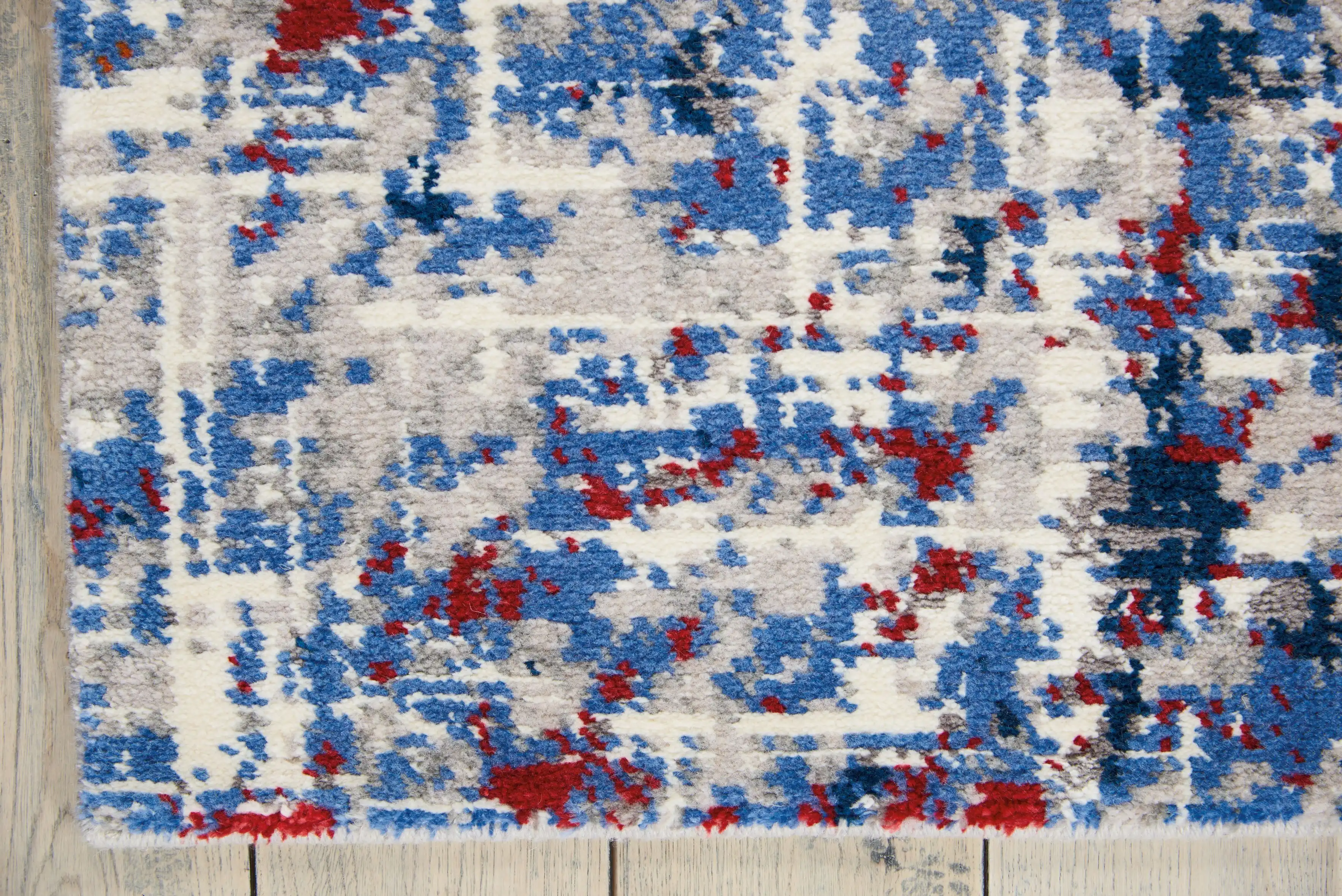 Twilight Nourison TWI25 Red Blue Rug - Image 2