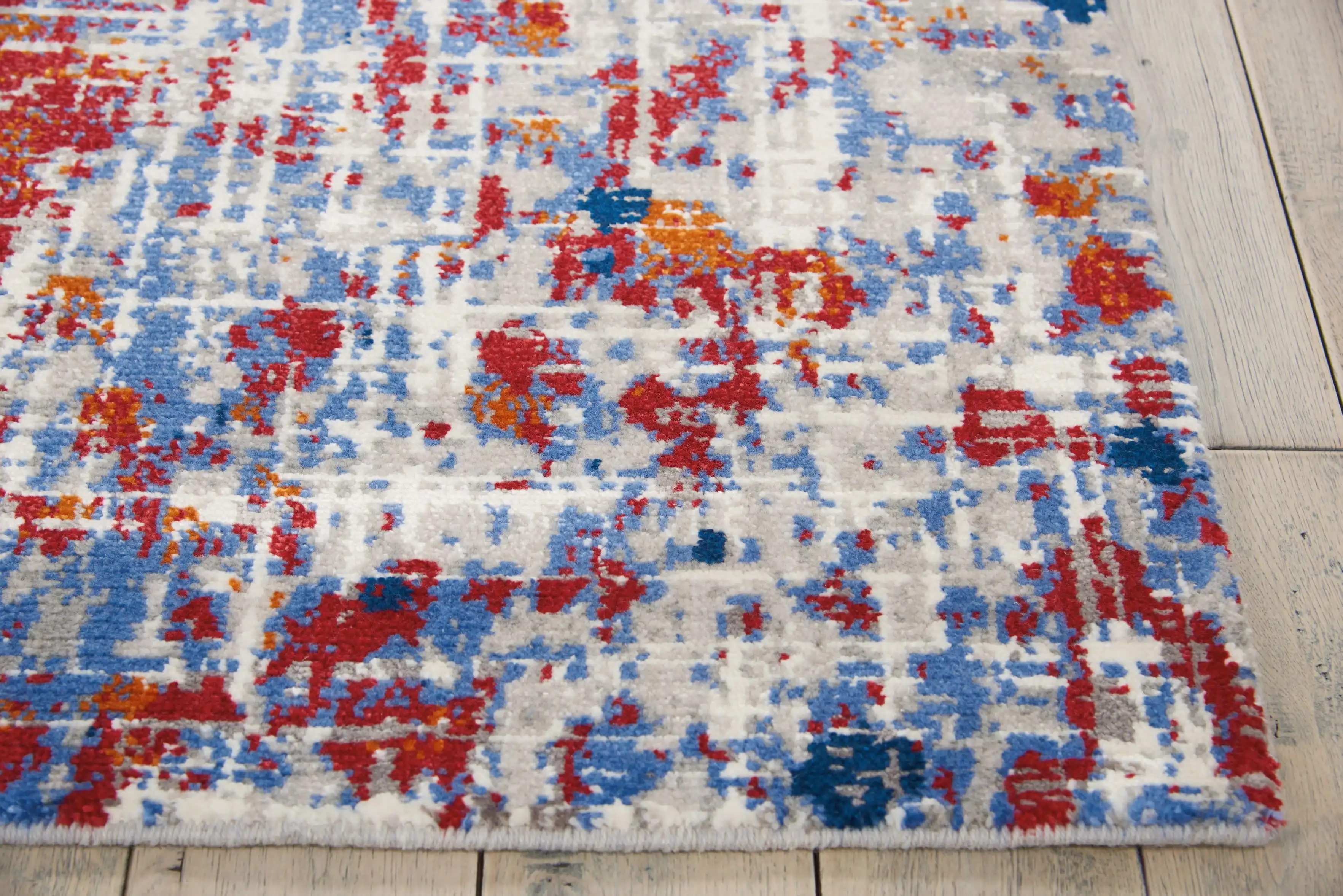 Twilight Nourison TWI25 Red Blue Rug - Image 3