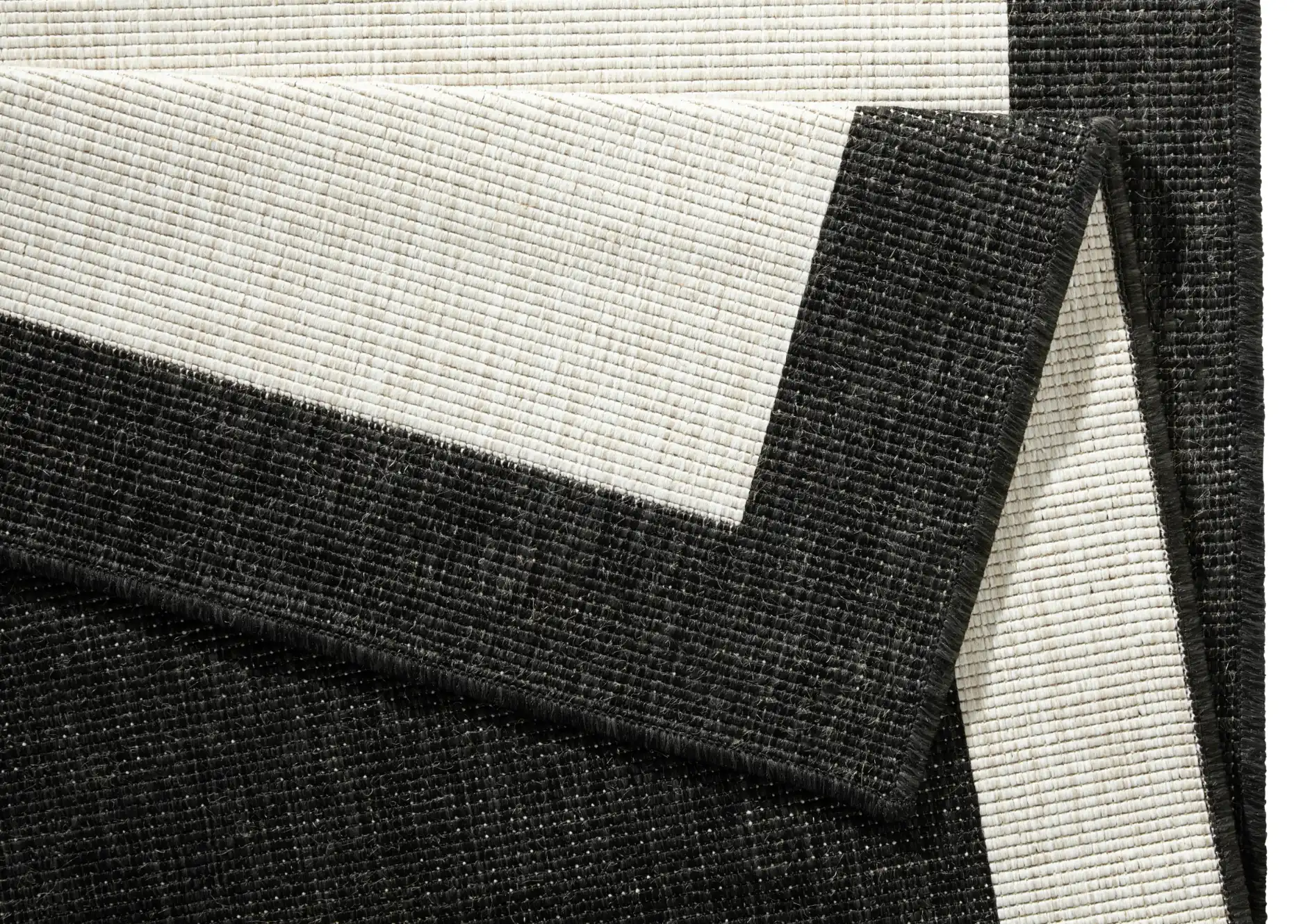 Twin 103105 Black Cream Rug - Image 3