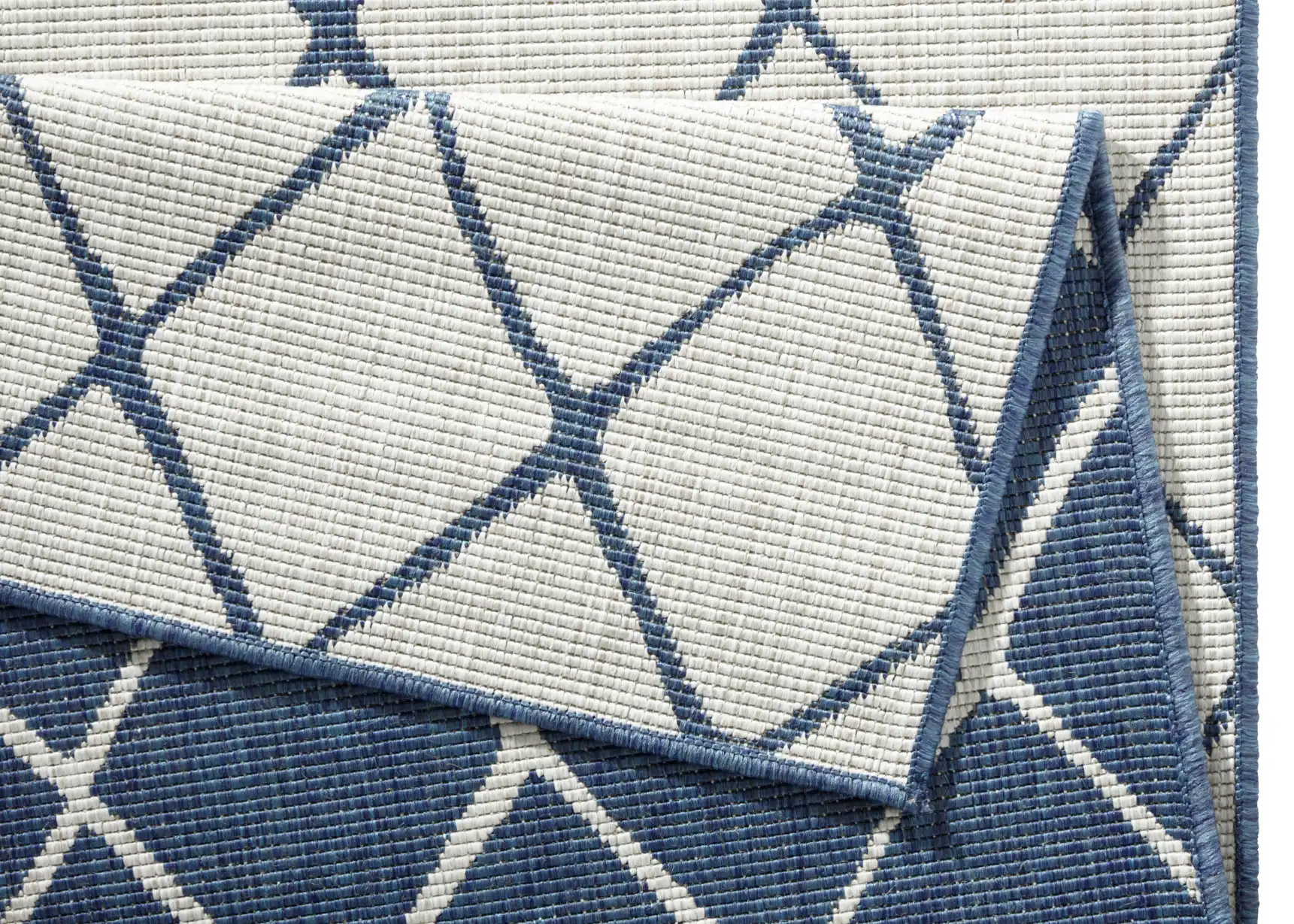 Twin 103119 Blue Cream Rug - Image 3