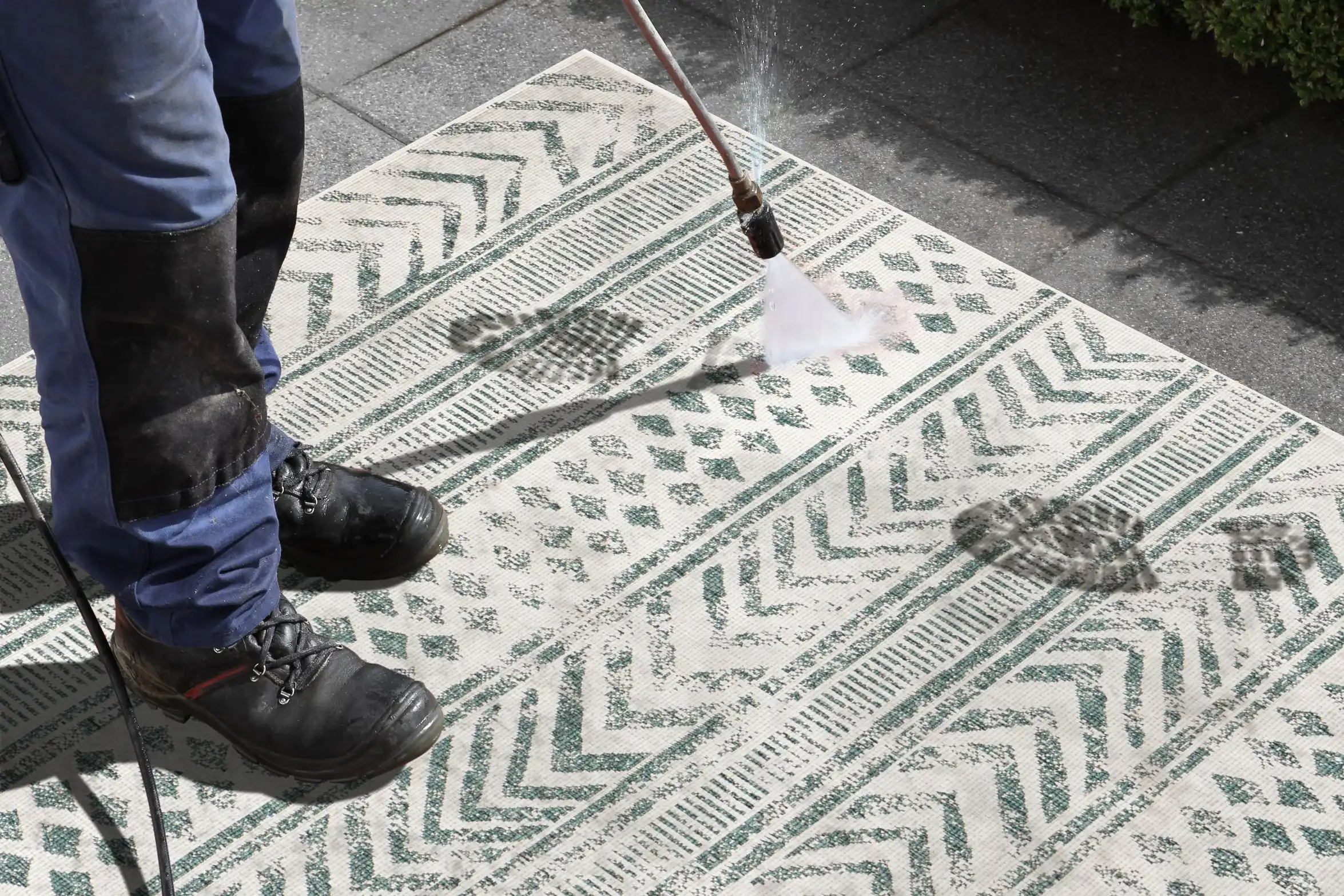 Twin Supreme 103861 Biri Green Cream Rug - Image 6